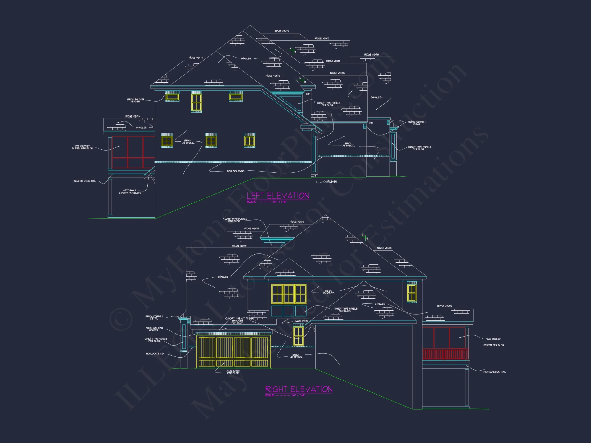 Spacious Luxury house Plan with CAD Architecture and Designs