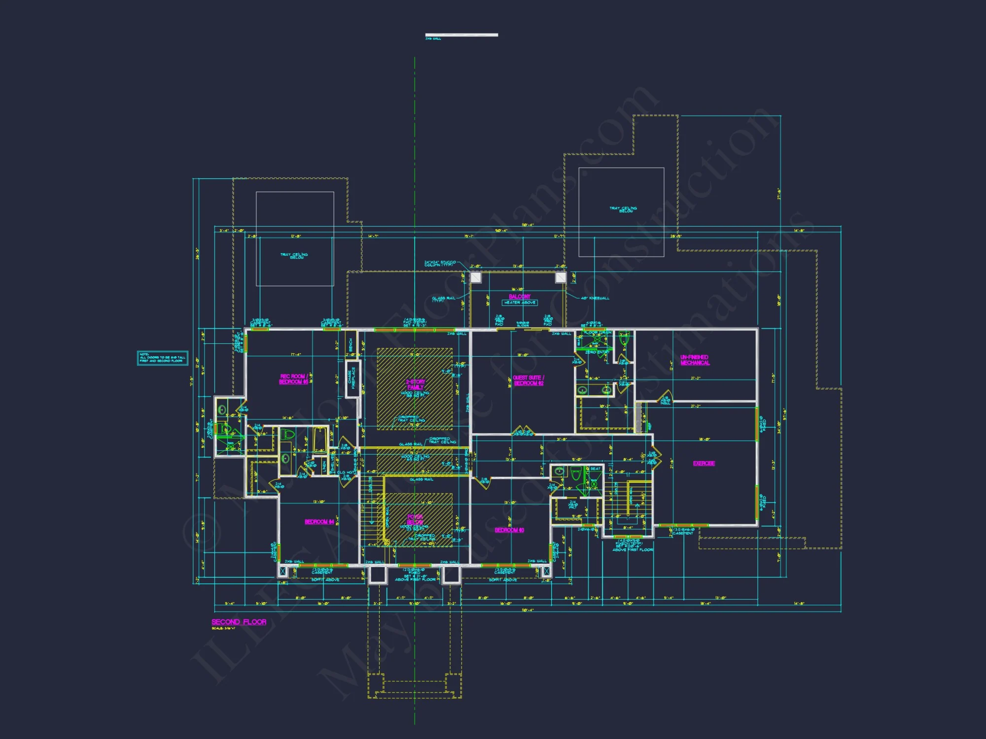 Luxury house Plan with Detailed CAD Floor Designs and Architecture