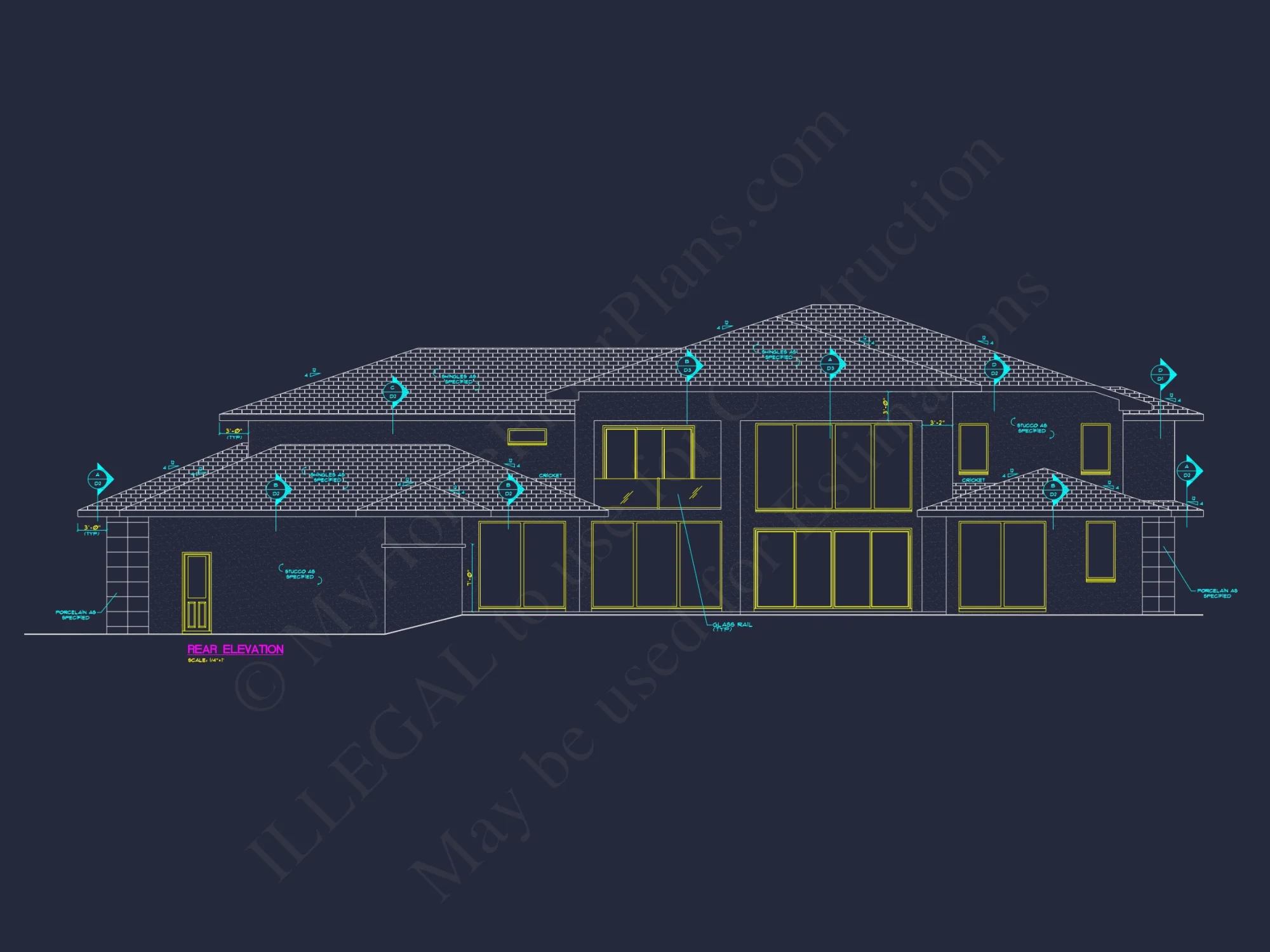 Luxury house Plan with Detailed CAD Floor Designs and Architecture