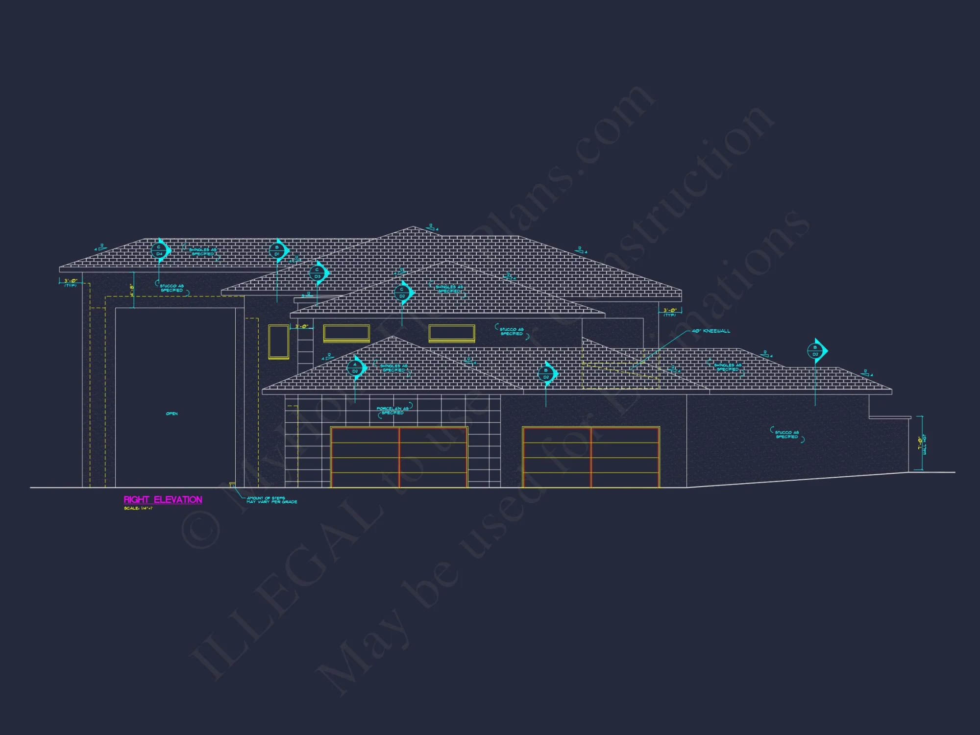 Luxury house Plan with Detailed CAD Floor Designs and Architecture