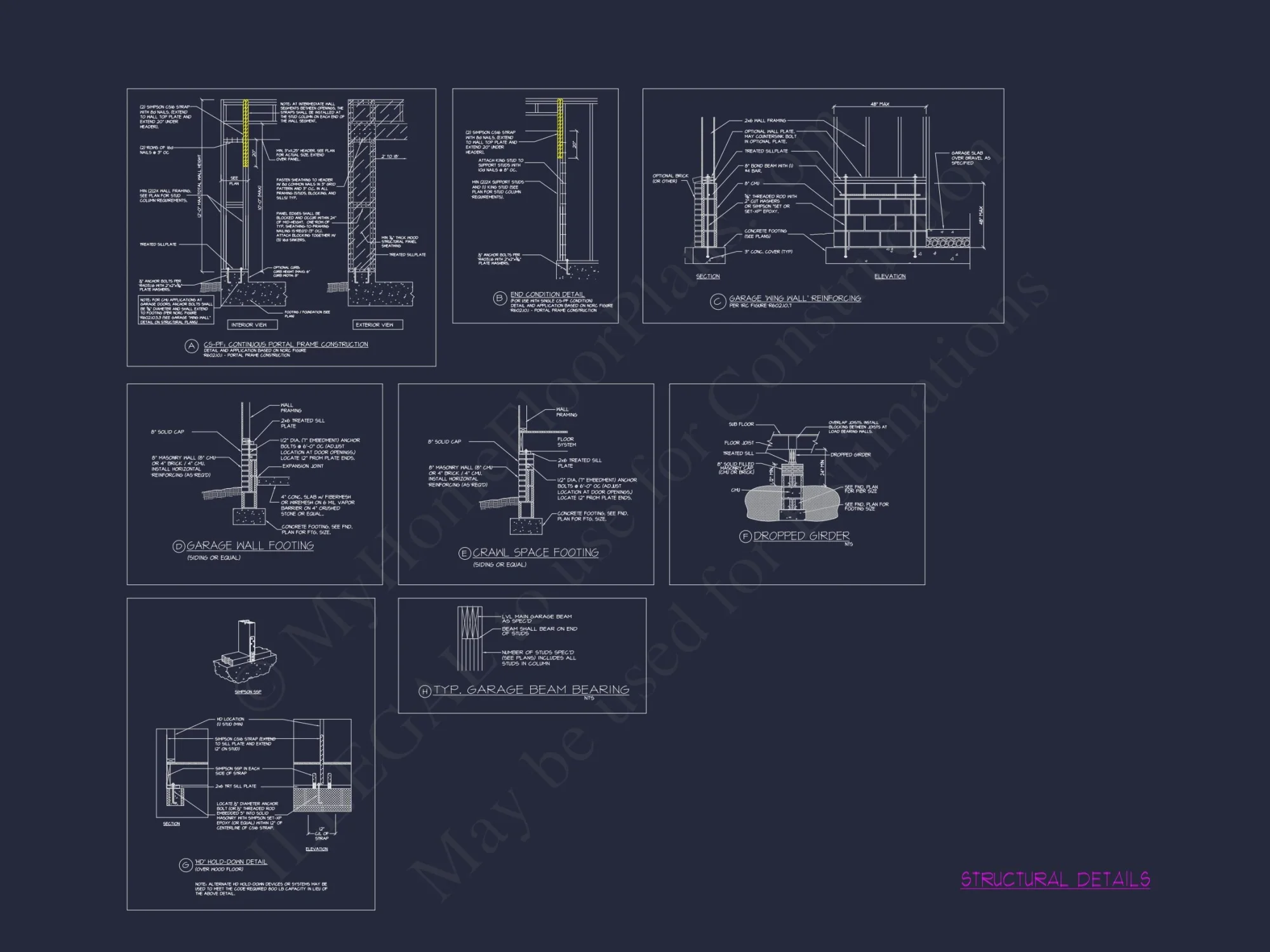 Custom house Floor Plan Blueprint with 3 Floors and 5 Bedrooms