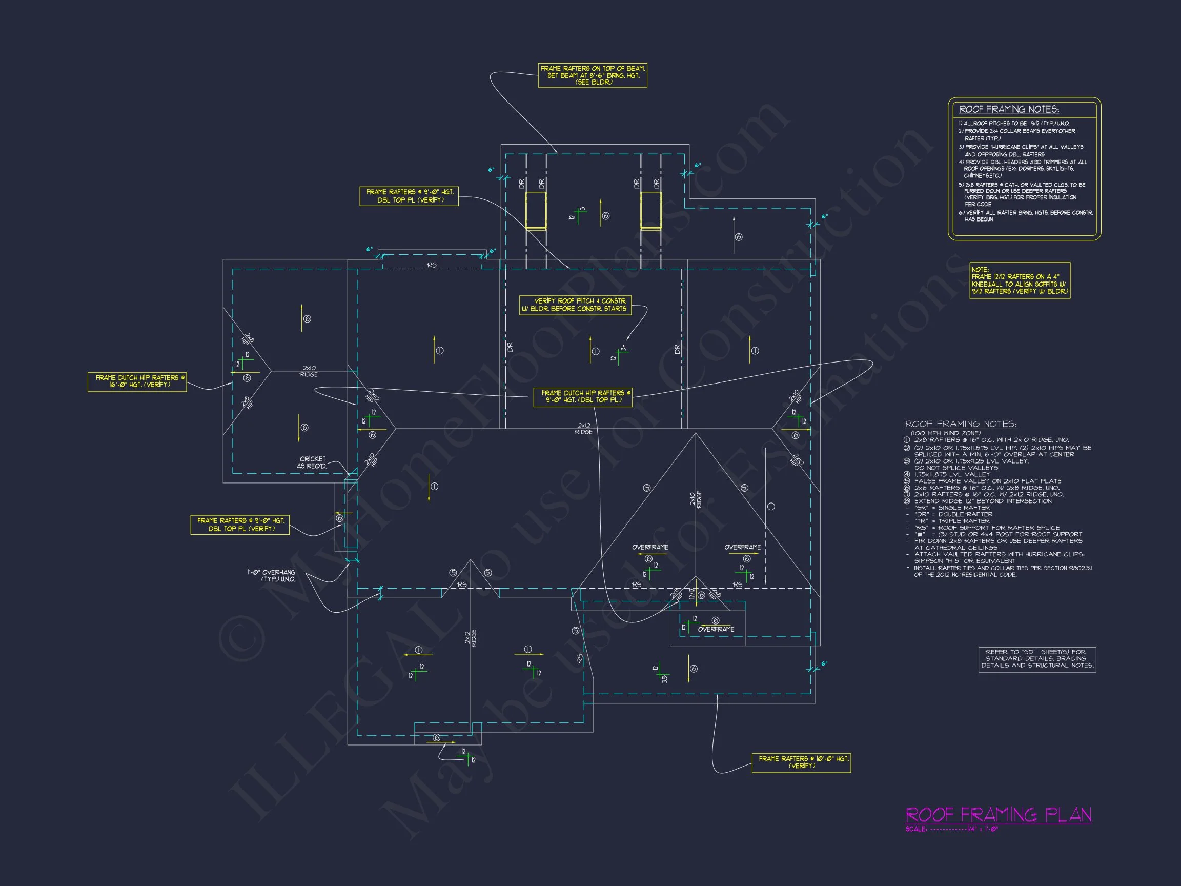 Custom house Floor Plan Blueprint with 3 Floors and 5 Bedrooms