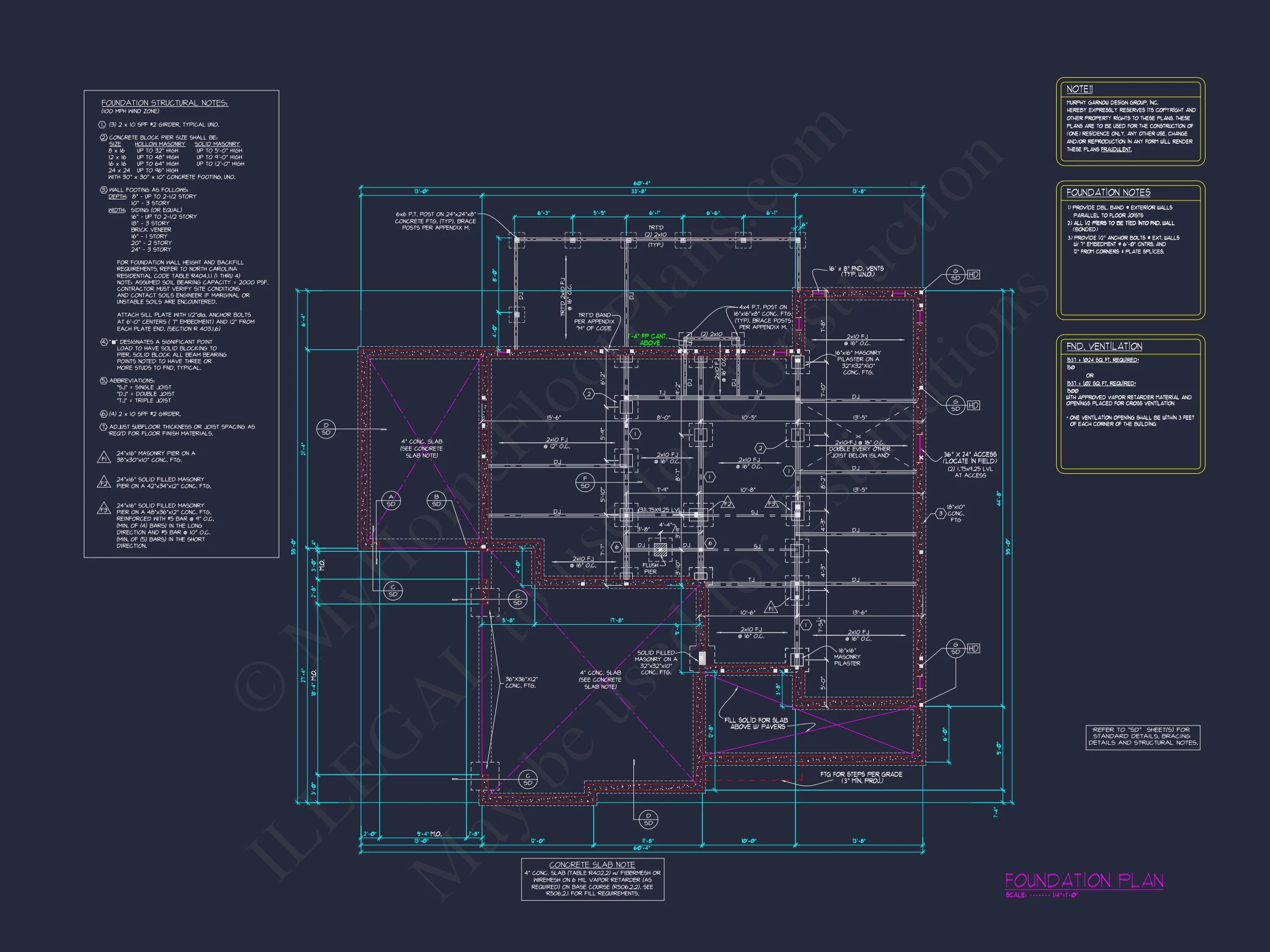 Custom house Floor Plan Blueprint with 3 Floors and 5 Bedrooms