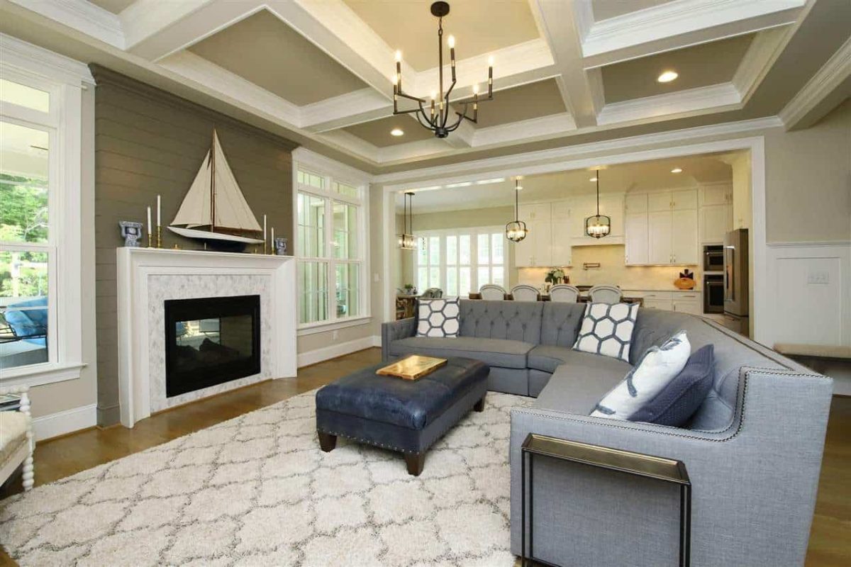 Custom house Floor Plan Blueprint with 3 Floors and 5 Bedrooms