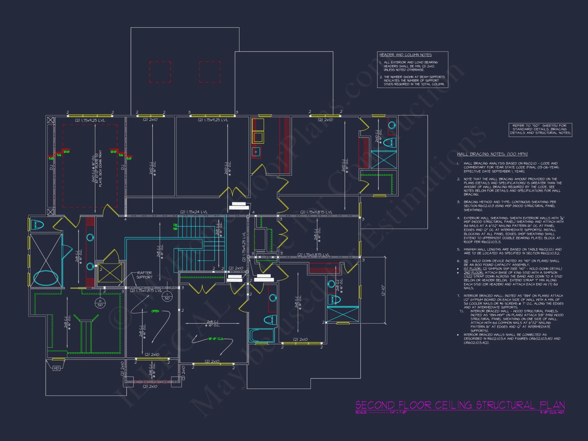 Luxury Modern house Plan with CAD Floor Plans & Designs