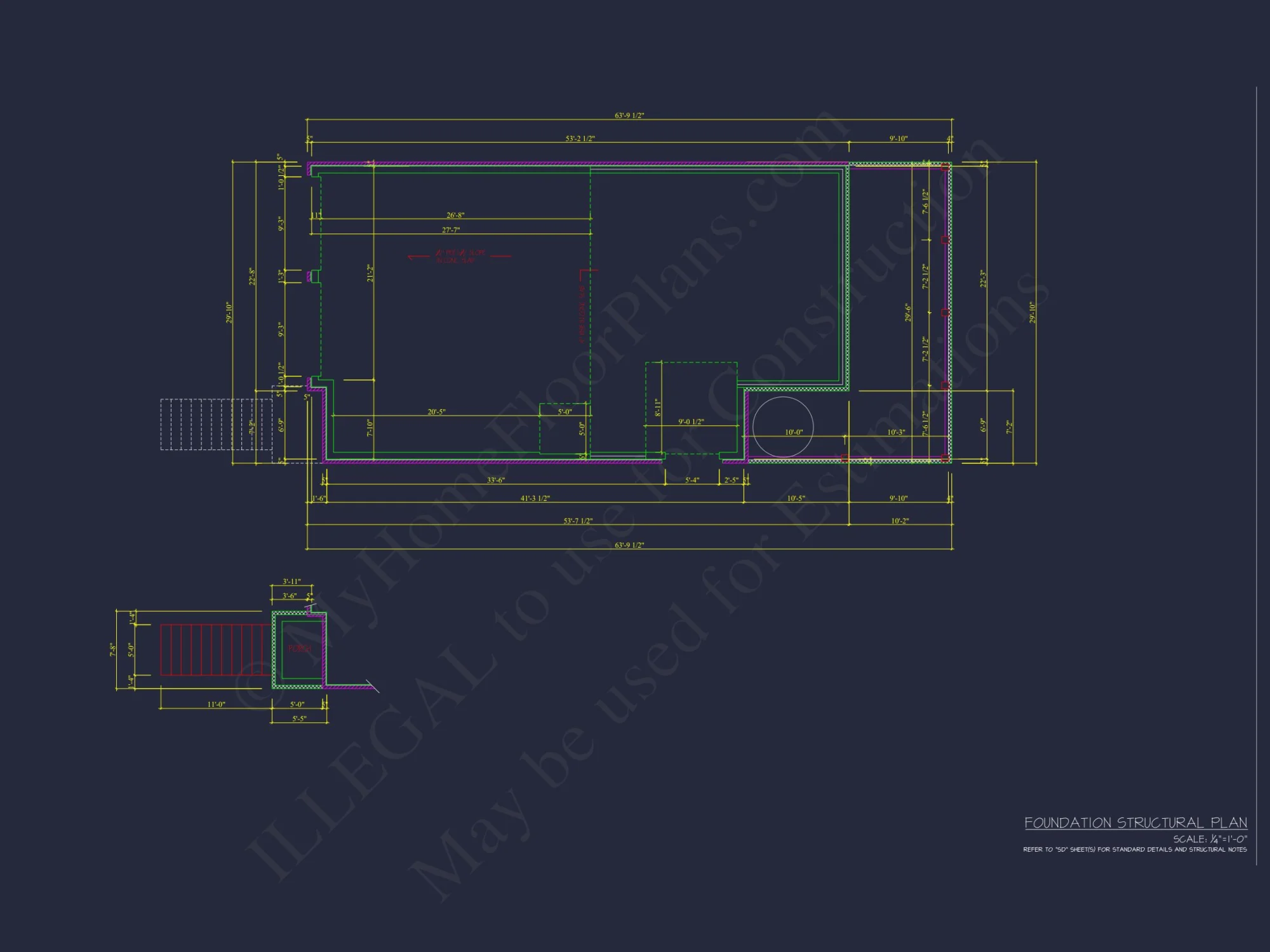 Modern Beach house Plan with 4-Story CAD Designs & Features