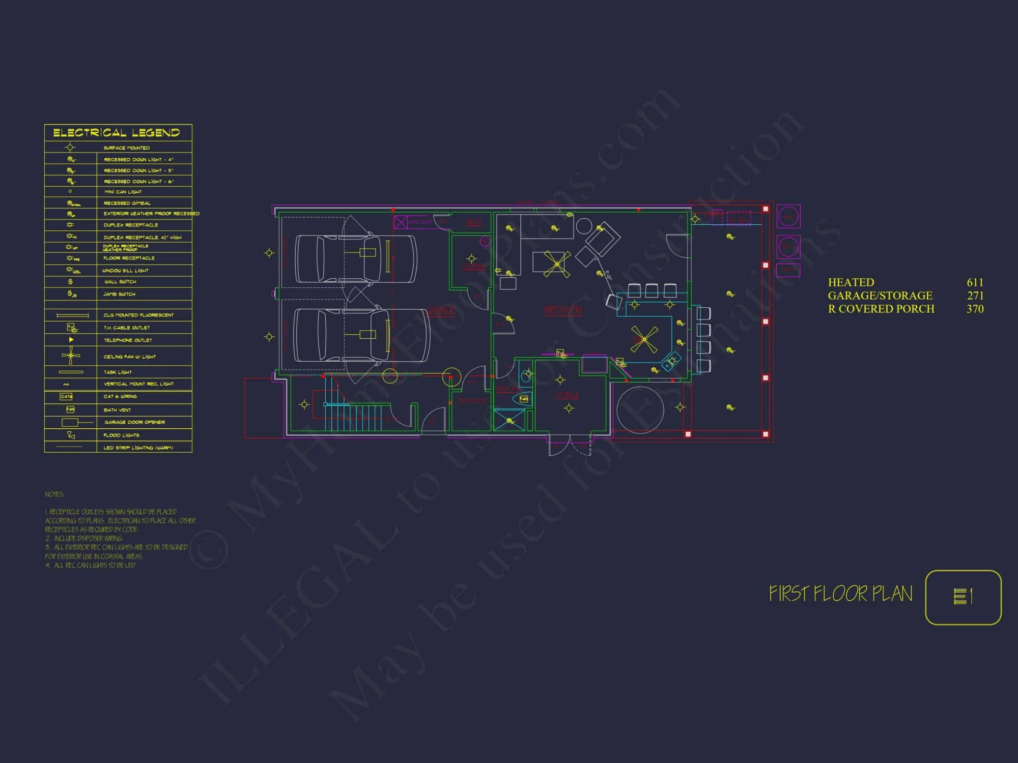 Modern Beach house Plan with 4-Story CAD Designs & Features