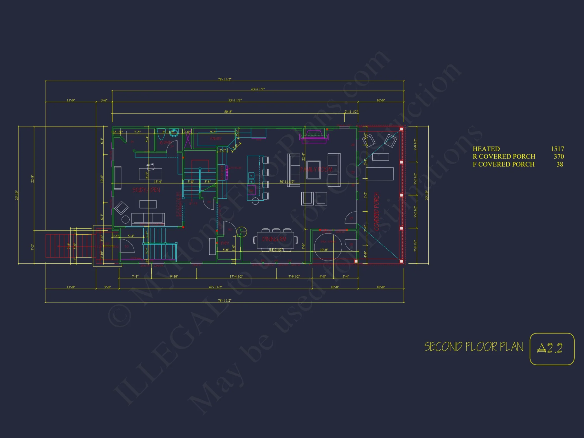 Modern Beach house Plan with 4-Story CAD Designs & Features