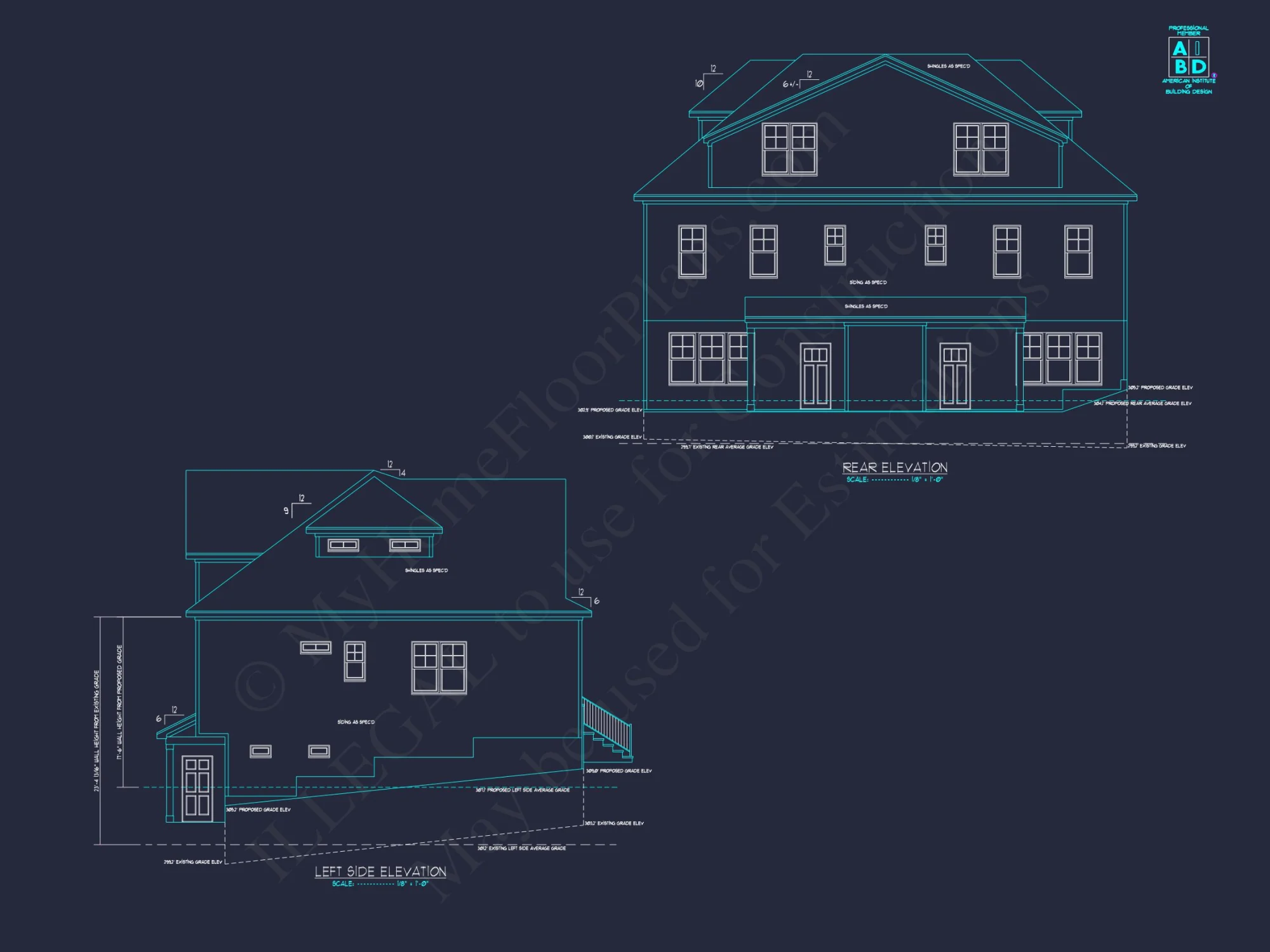 Efficient Duplex house Plan with CAD Design & Floor Blueprint
