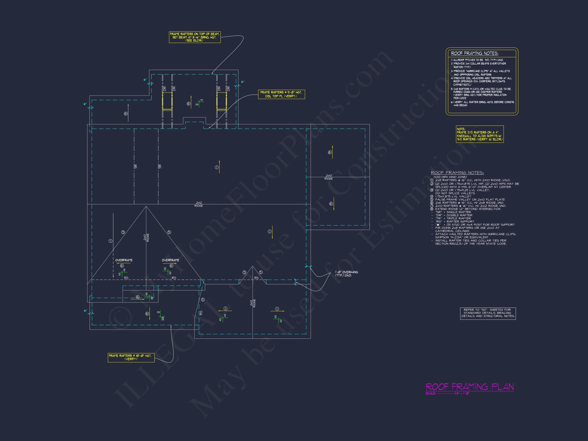 3-Story house Plan with 5 Bedrooms, CAD Blueprints & Designs
