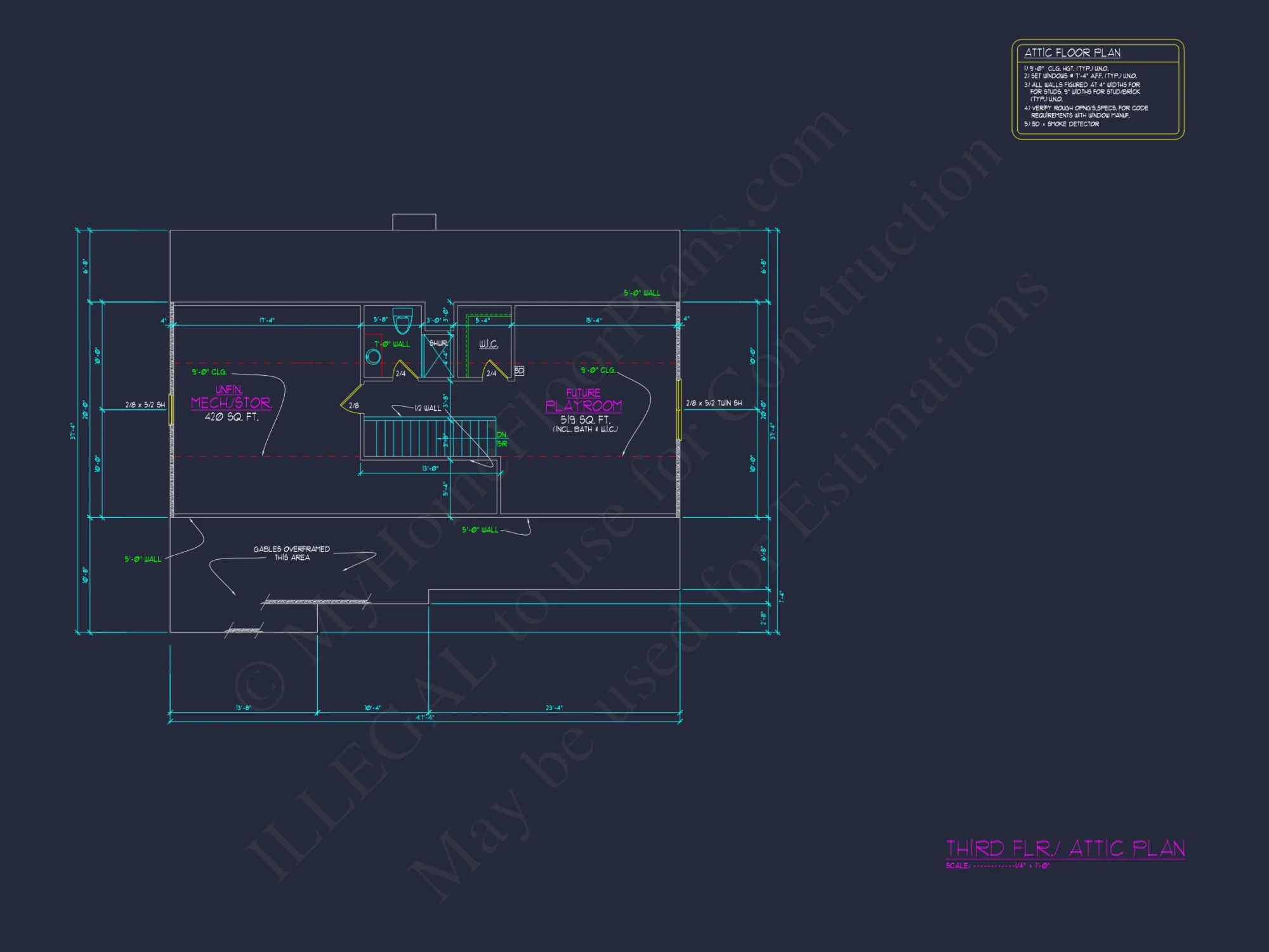 3-Story house Plan with 5 Bedrooms, CAD Blueprints & Designs