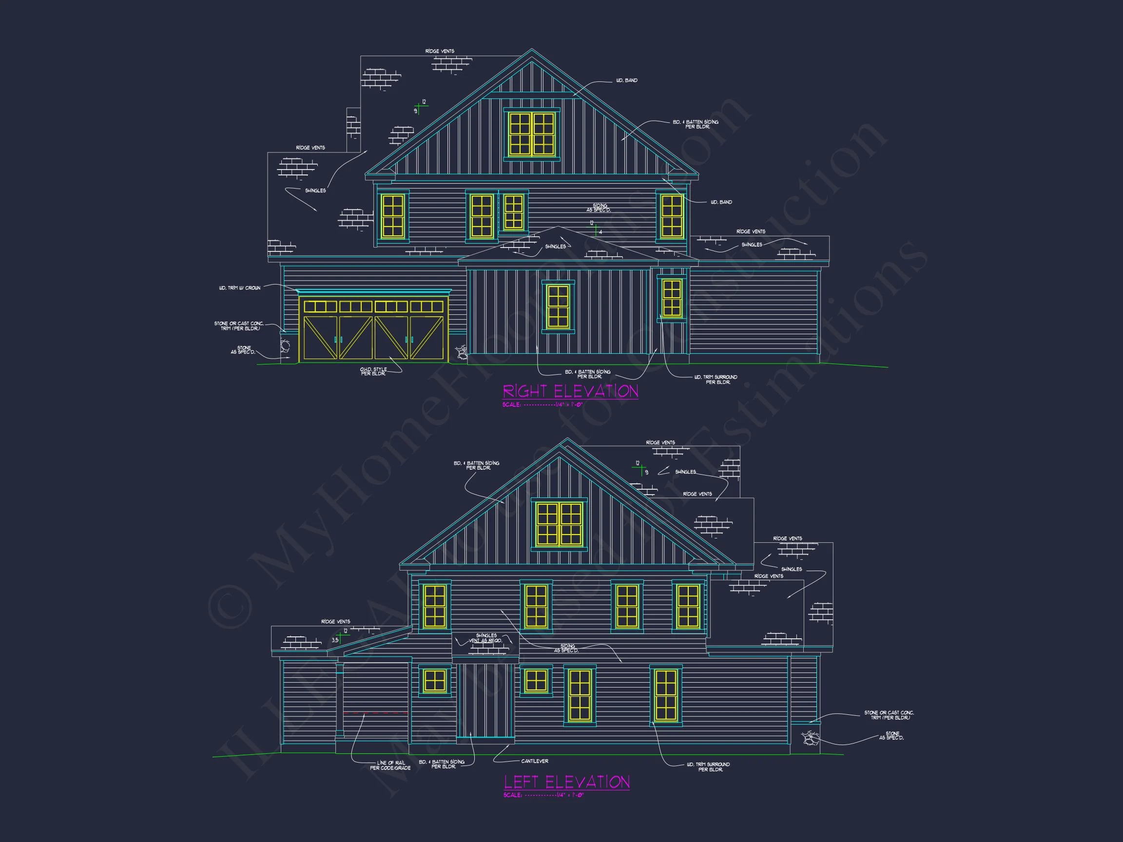 Elegant house Floor Plan with Spacious Designs and CAD Blueprints