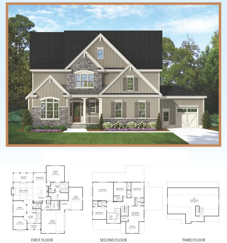 Elegant house Floor Plan with Spacious Designs and CAD Blueprints