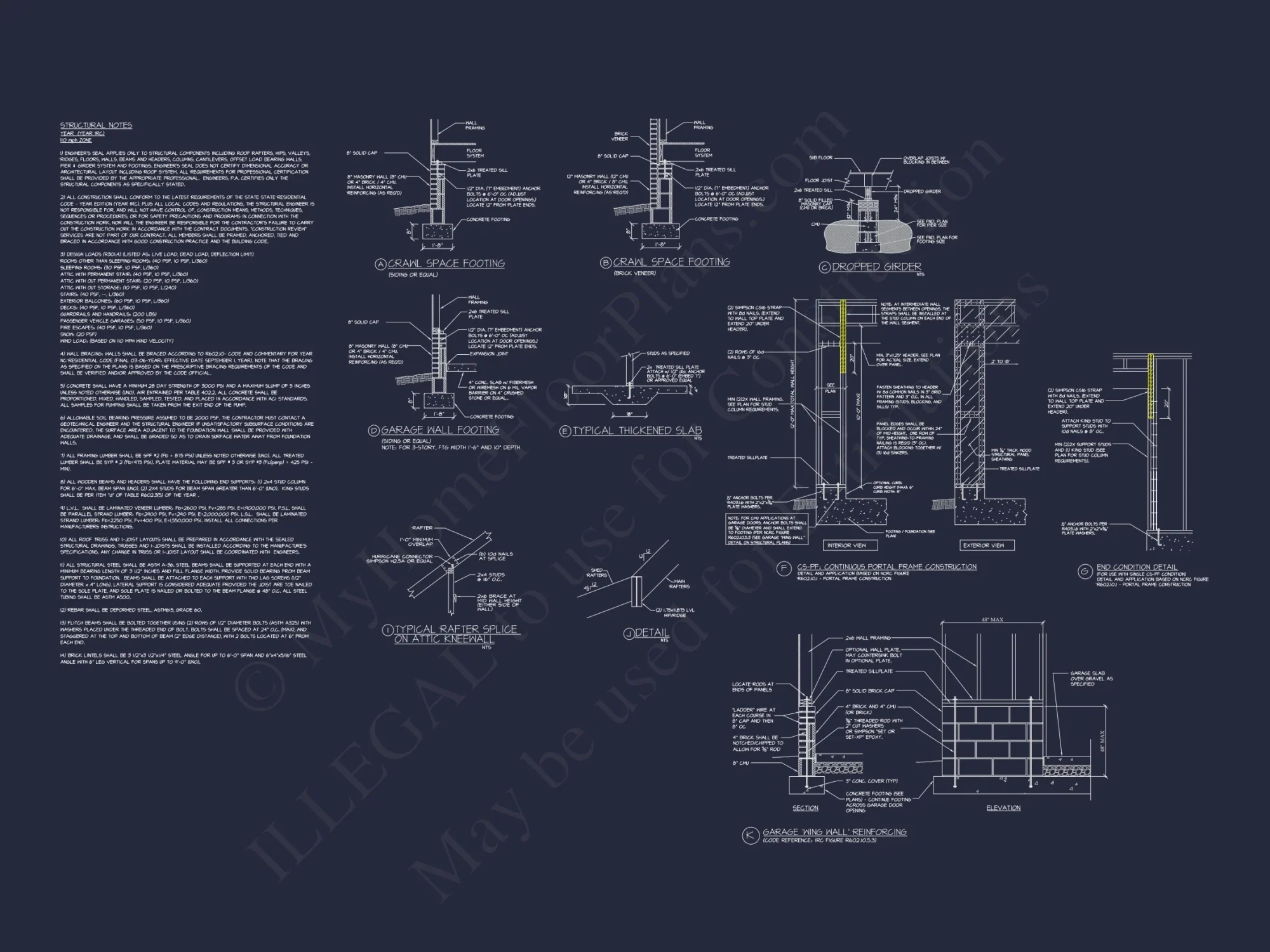 Customizable house Plan with 7 Bedrooms and Unique Garage Design
