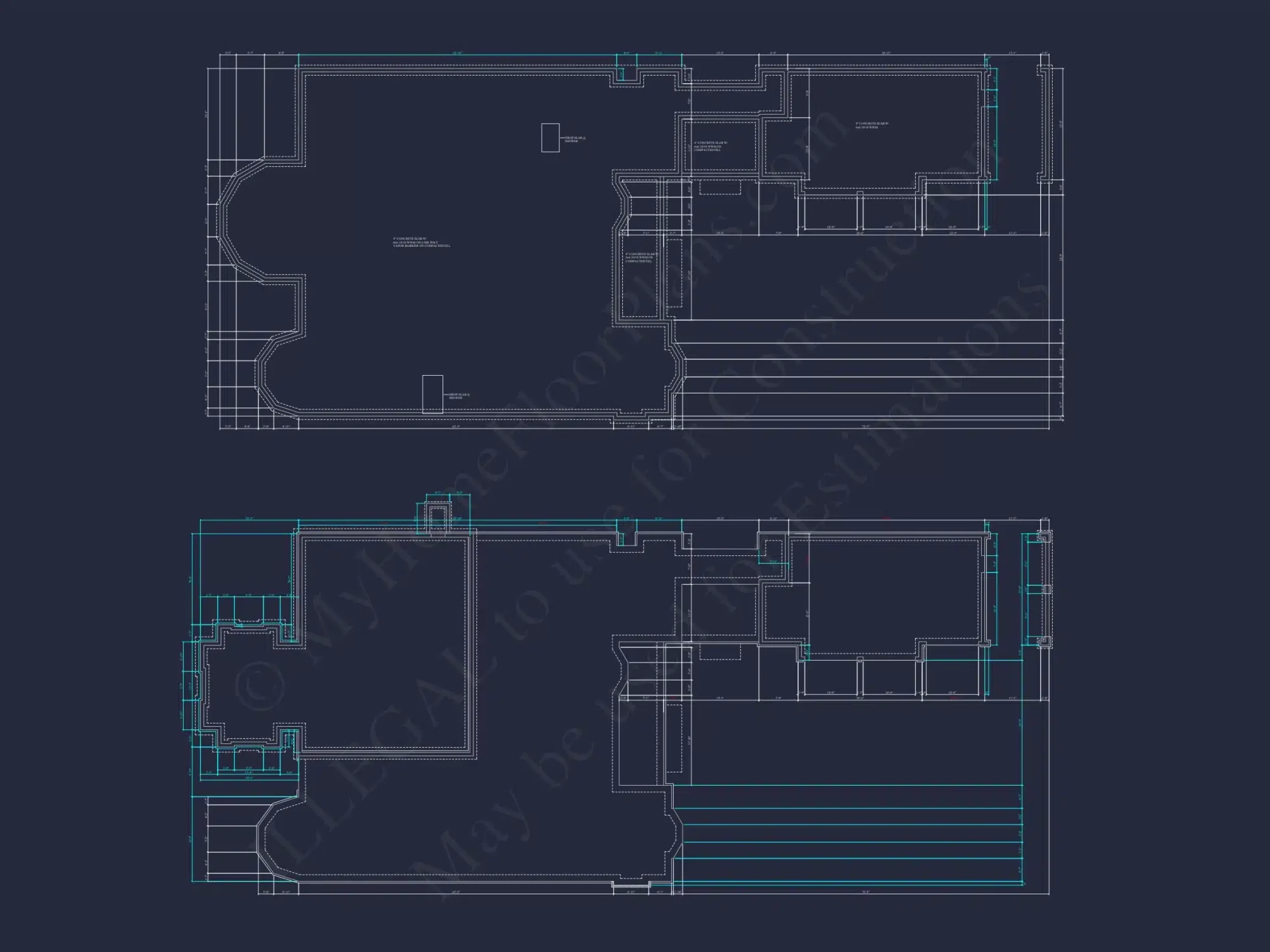 Elegant Two-Story house Plan with Detailed Architecture Design