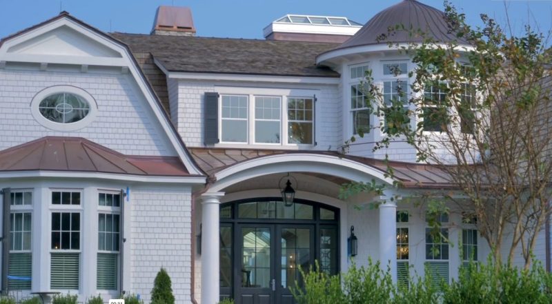 Elegant Two-Story house Plan with Detailed Architecture Design