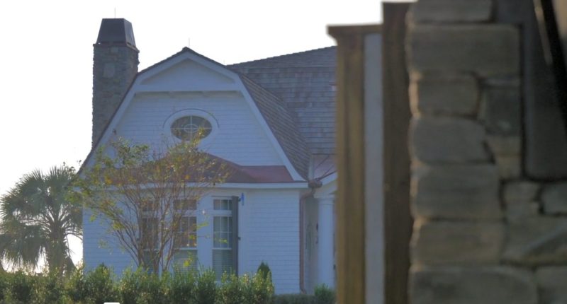 Elegant Two-Story house Plan with Detailed Architecture Design