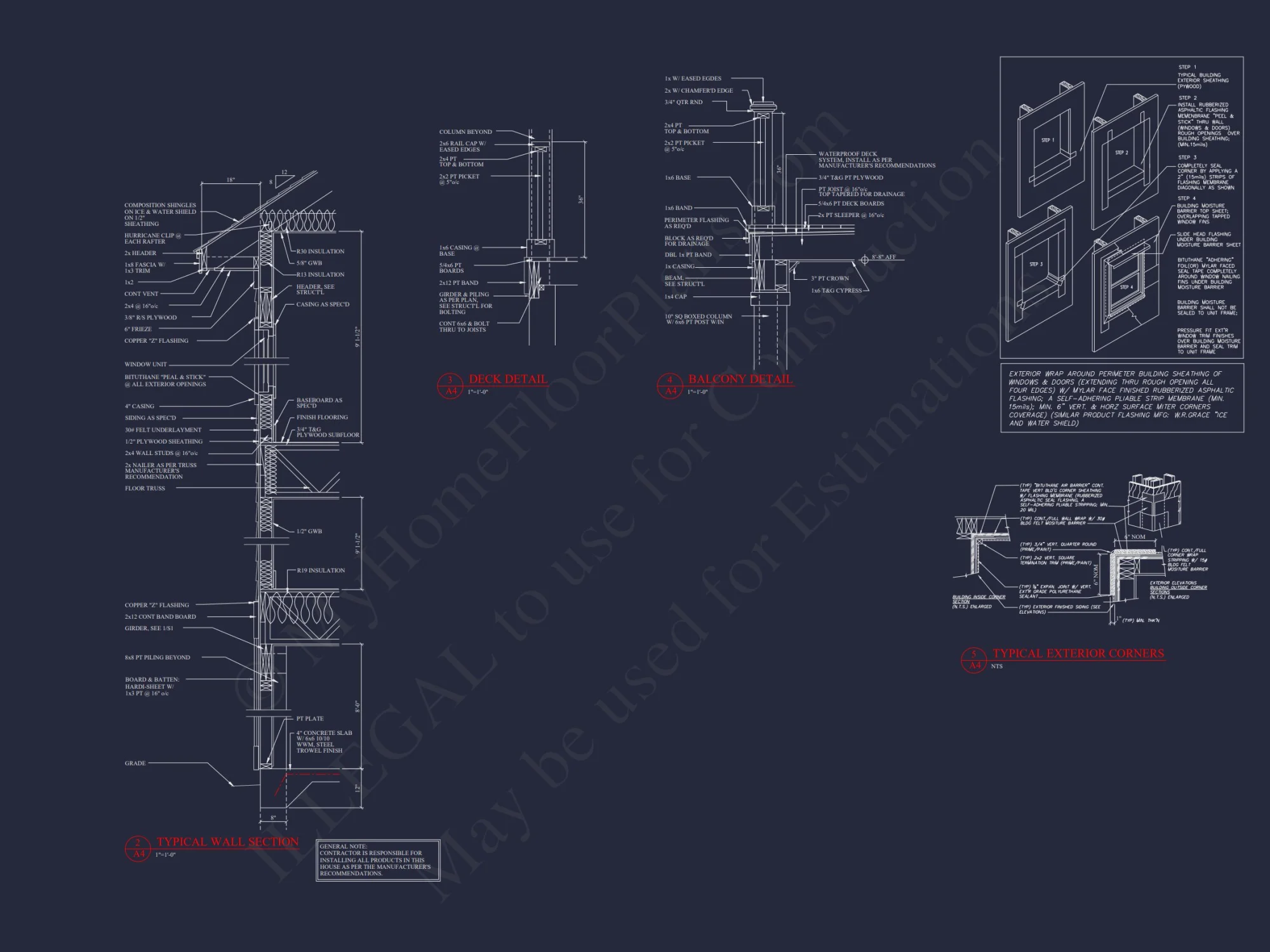 Flexible 3-Story house Plan with Modern Architecture Designs