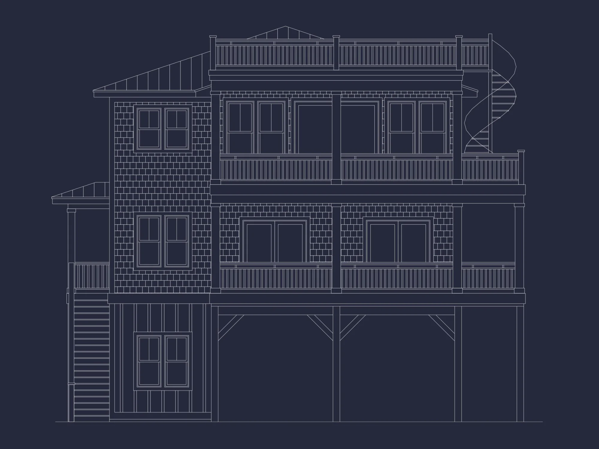 Flexible 3-Story house Plan with Modern Architecture Designs