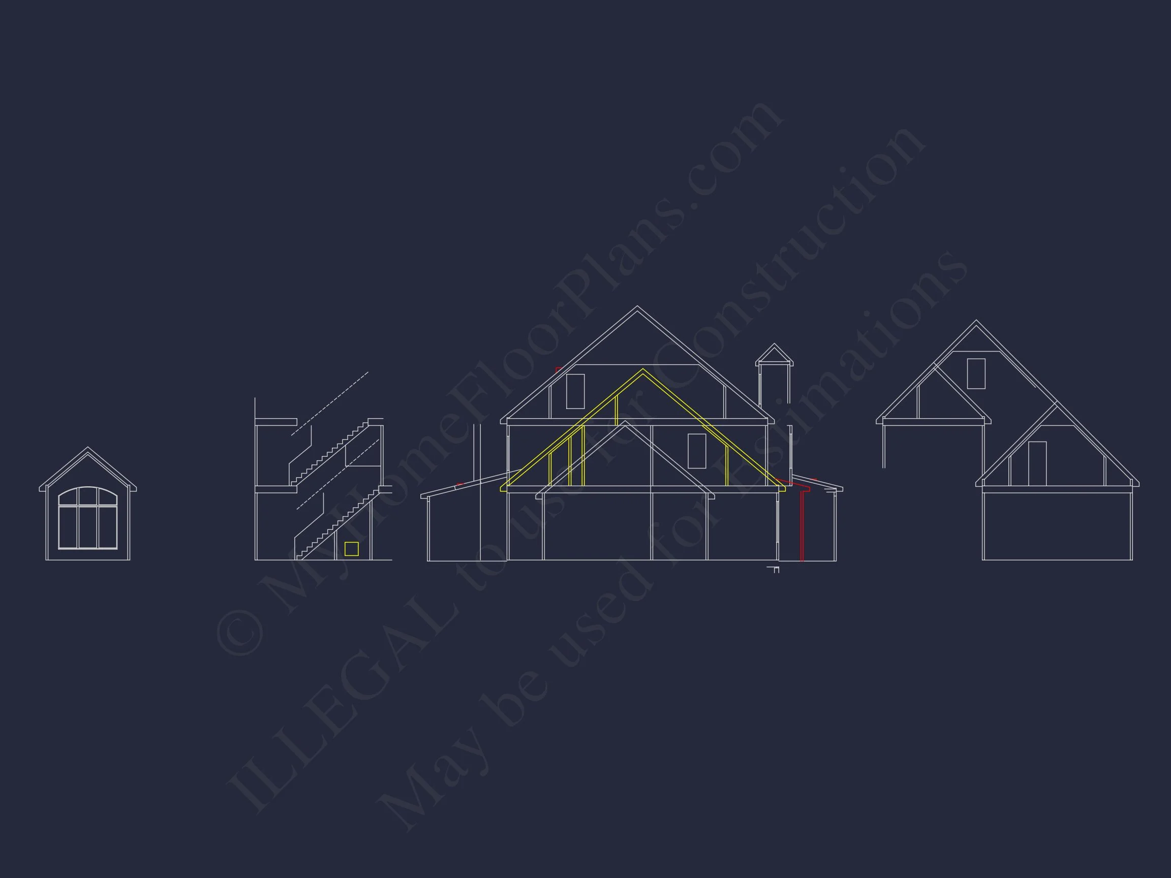 Stunning house Floor Plan with Blueprint & CAD Designs