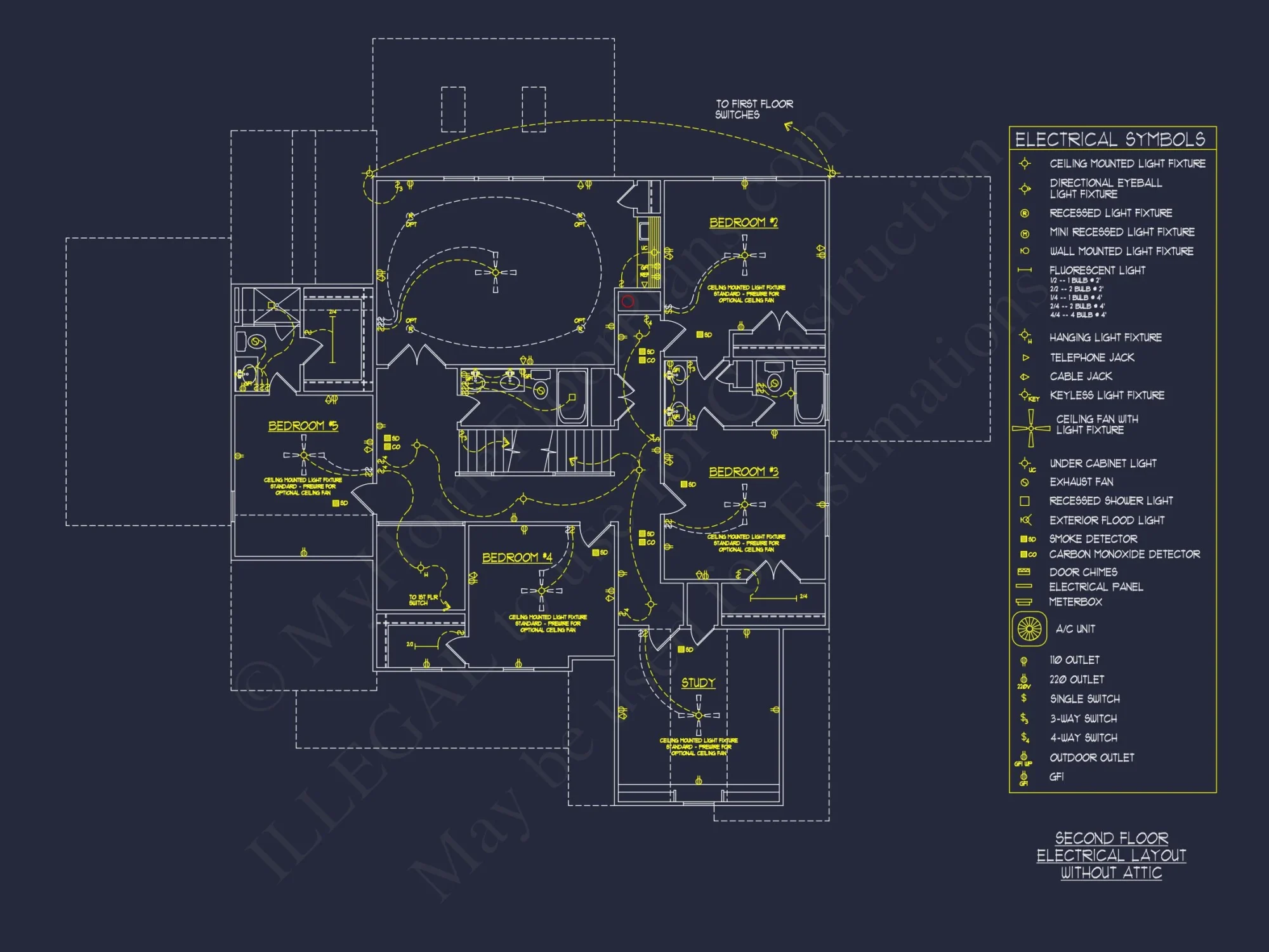 Stunning house Floor Plan with Blueprint & CAD Designs