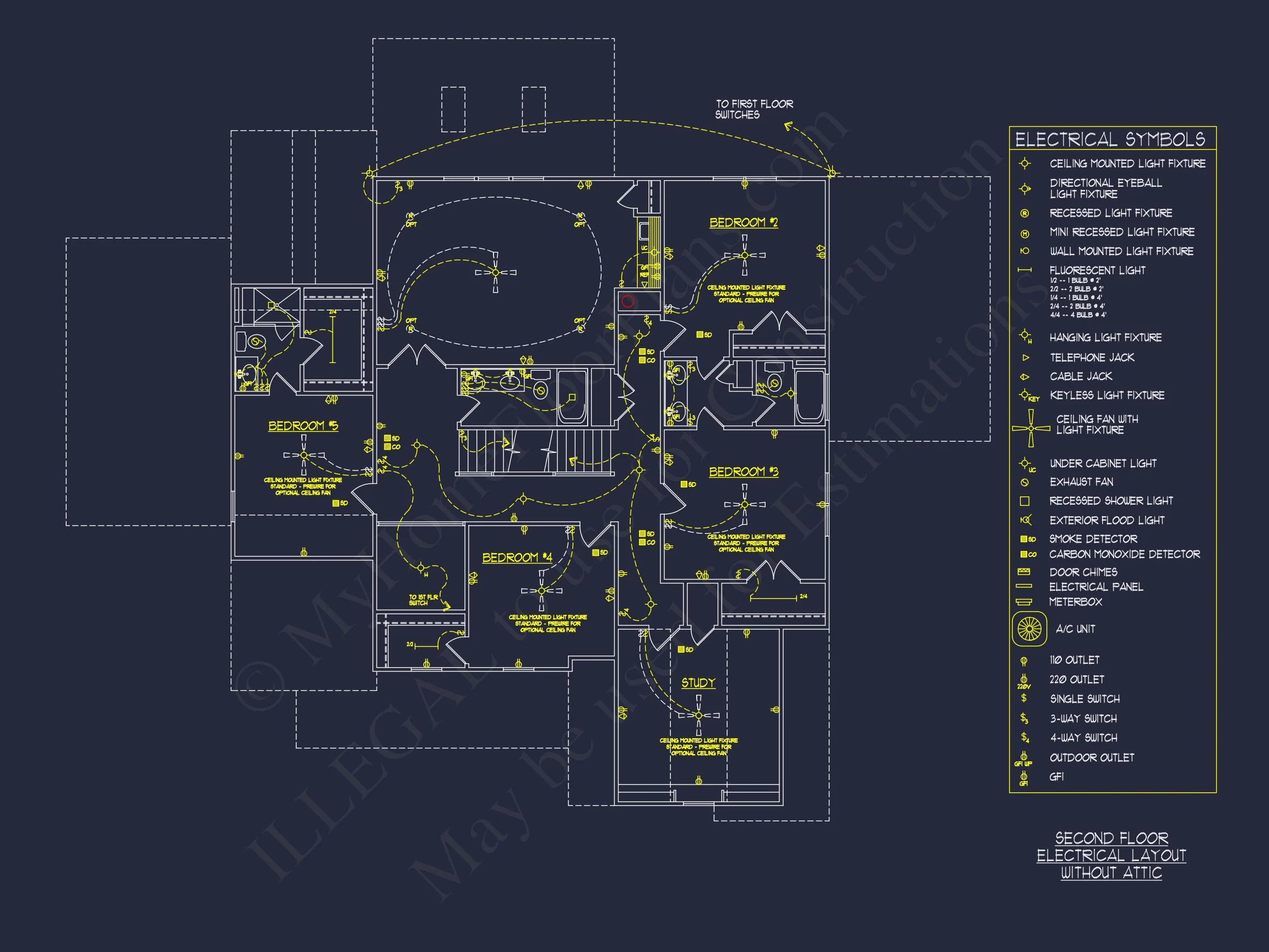 Stunning house Floor Plan with Blueprint & CAD Designs