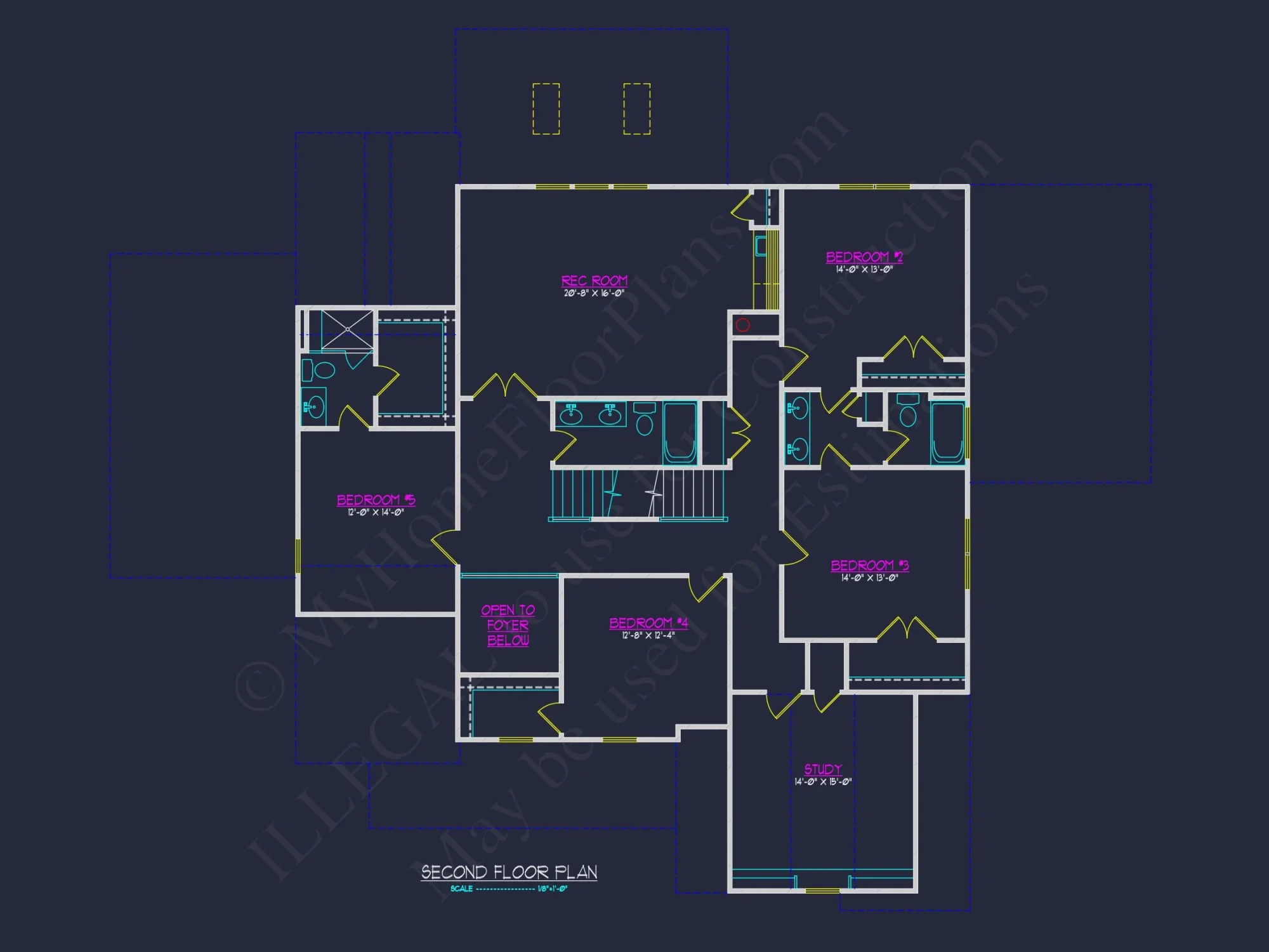 Stunning house Floor Plan with Blueprint & CAD Designs