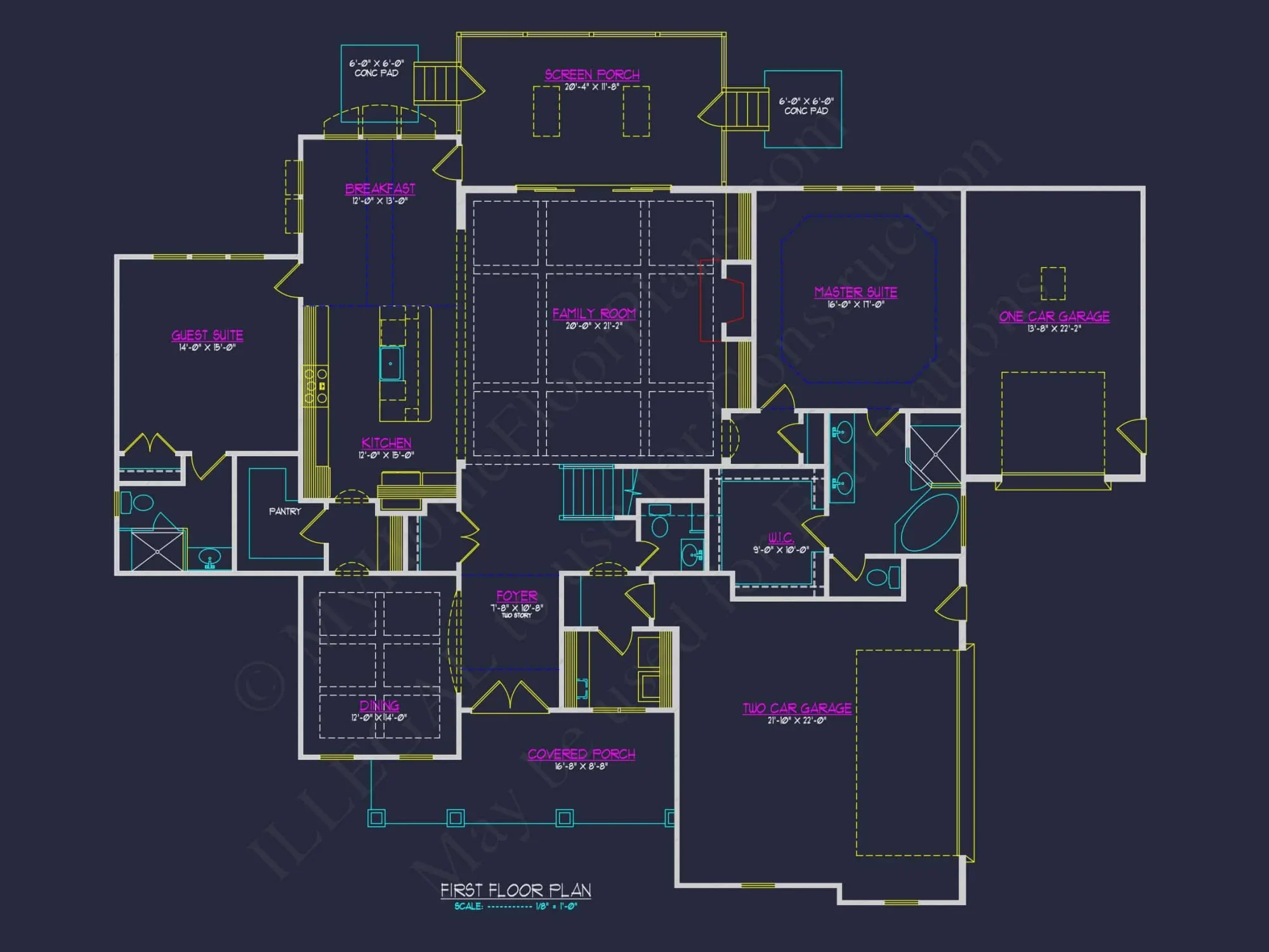 Stunning house Floor Plan with Blueprint & CAD Designs