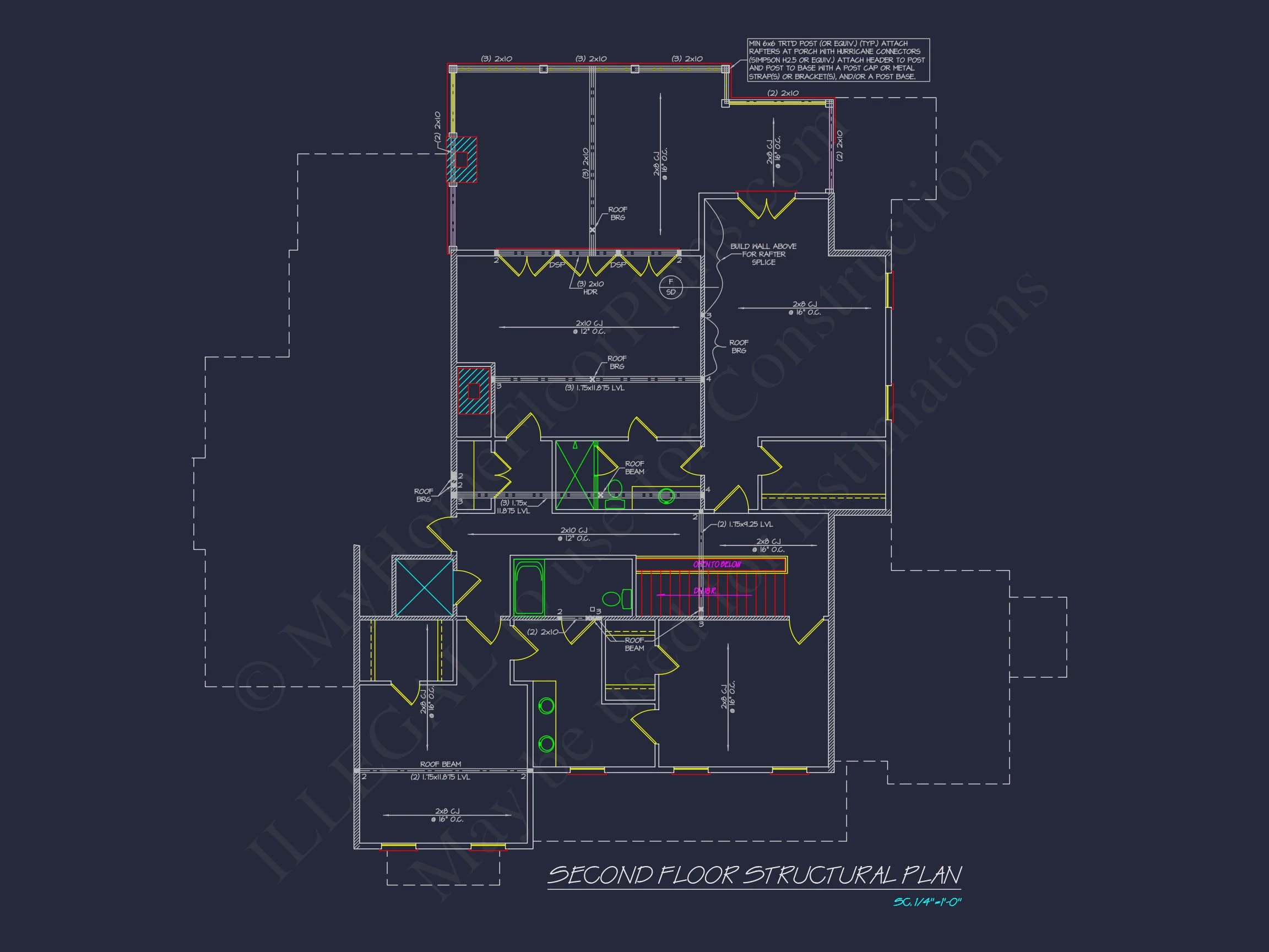 17-1863 HOUSE PLAN - Spacious House Plan with Stunning Floor Plan, CAD Blueprint & Designs 16 Spacious house Plan with Stunning Floor Plan, CAD Blueprint & Designs