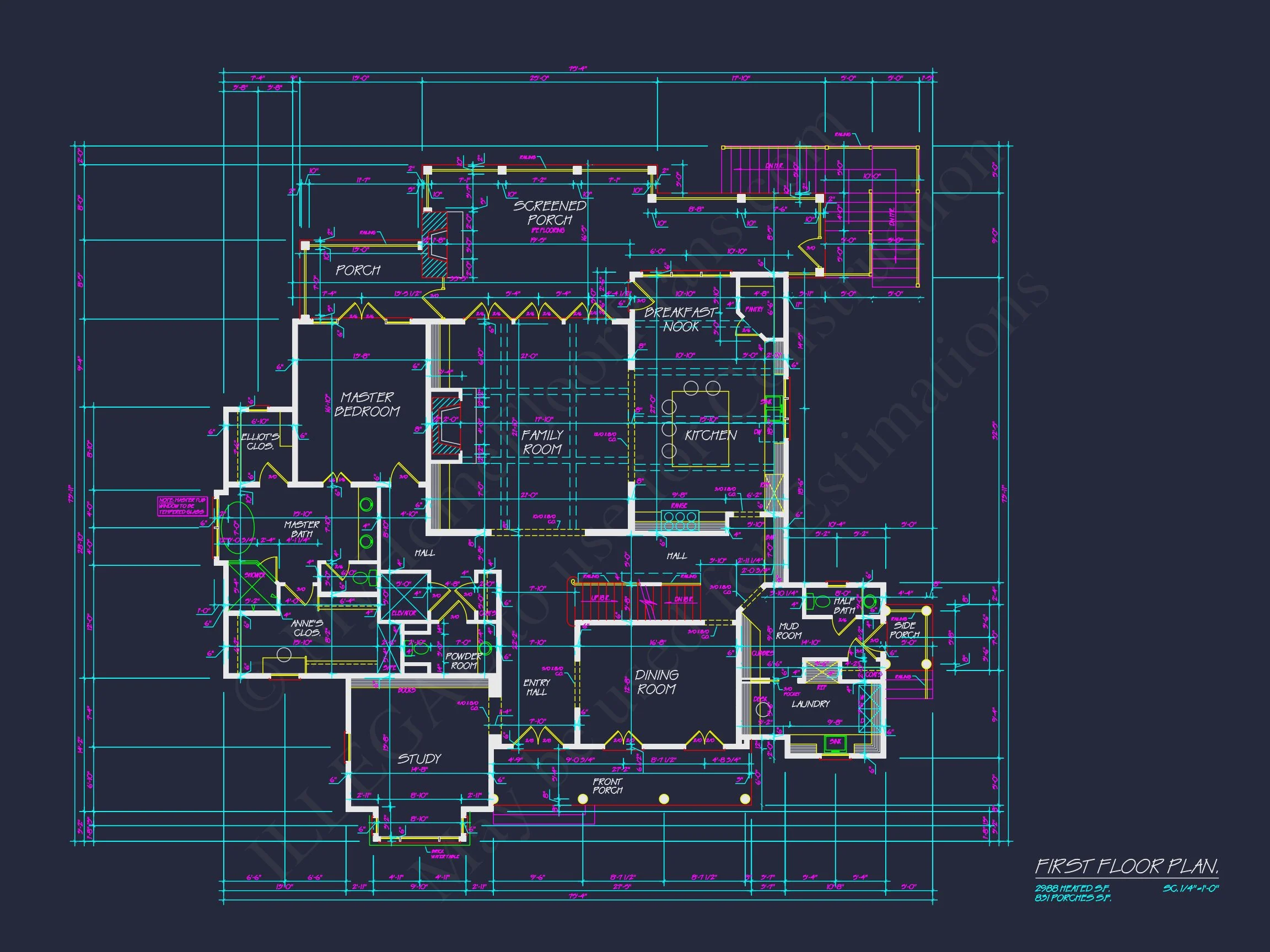 17-1863 HOUSE PLAN - Spacious House Plan with Stunning Floor Plan, CAD Blueprint & Designs 12 Spacious house Plan with Stunning Floor Plan, CAD Blueprint & Designs