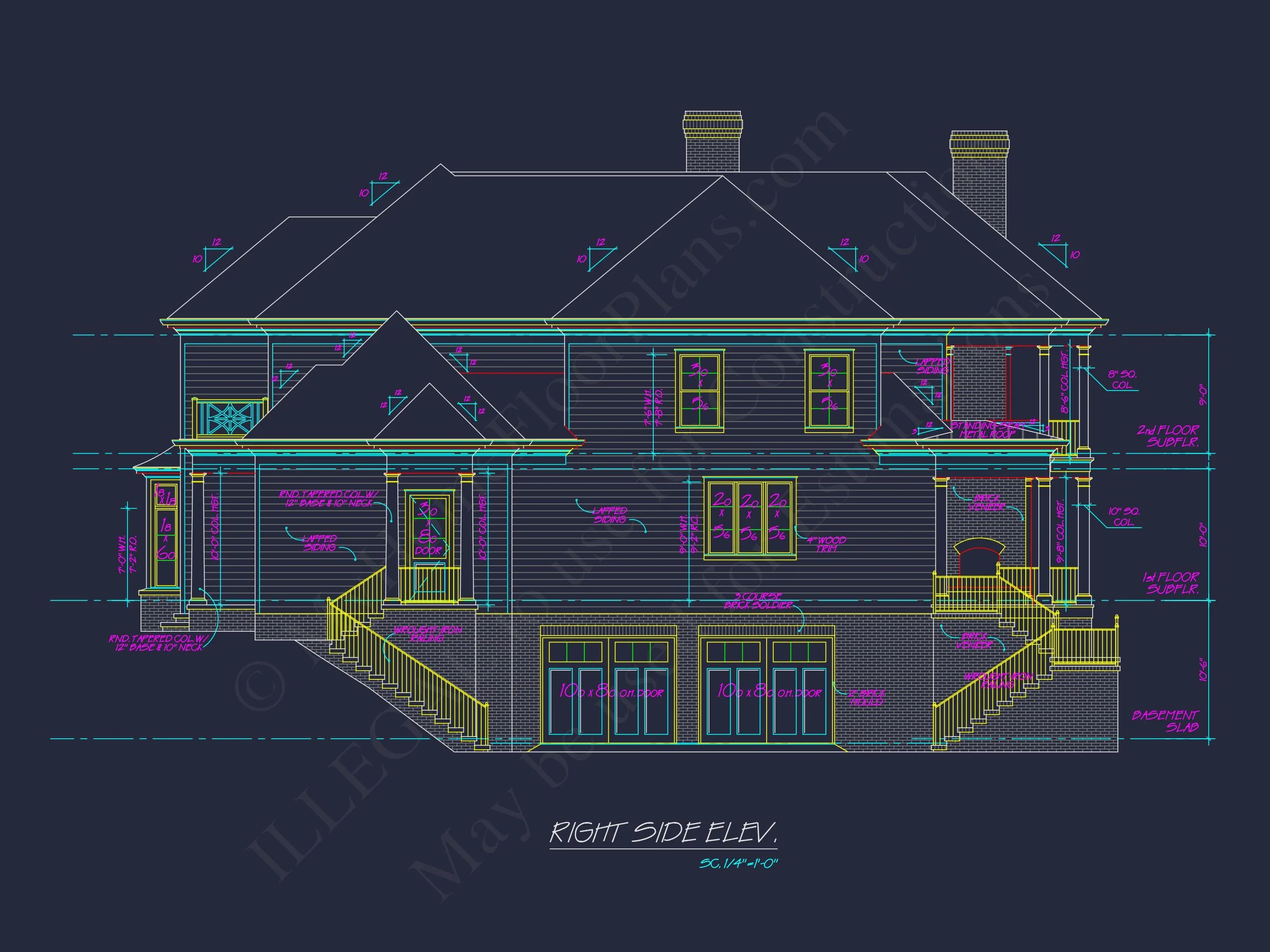 17-1863 HOUSE PLAN - Spacious House Plan with Stunning Floor Plan, CAD Blueprint & Designs 10 Spacious house Plan with Stunning Floor Plan, CAD Blueprint & Designs