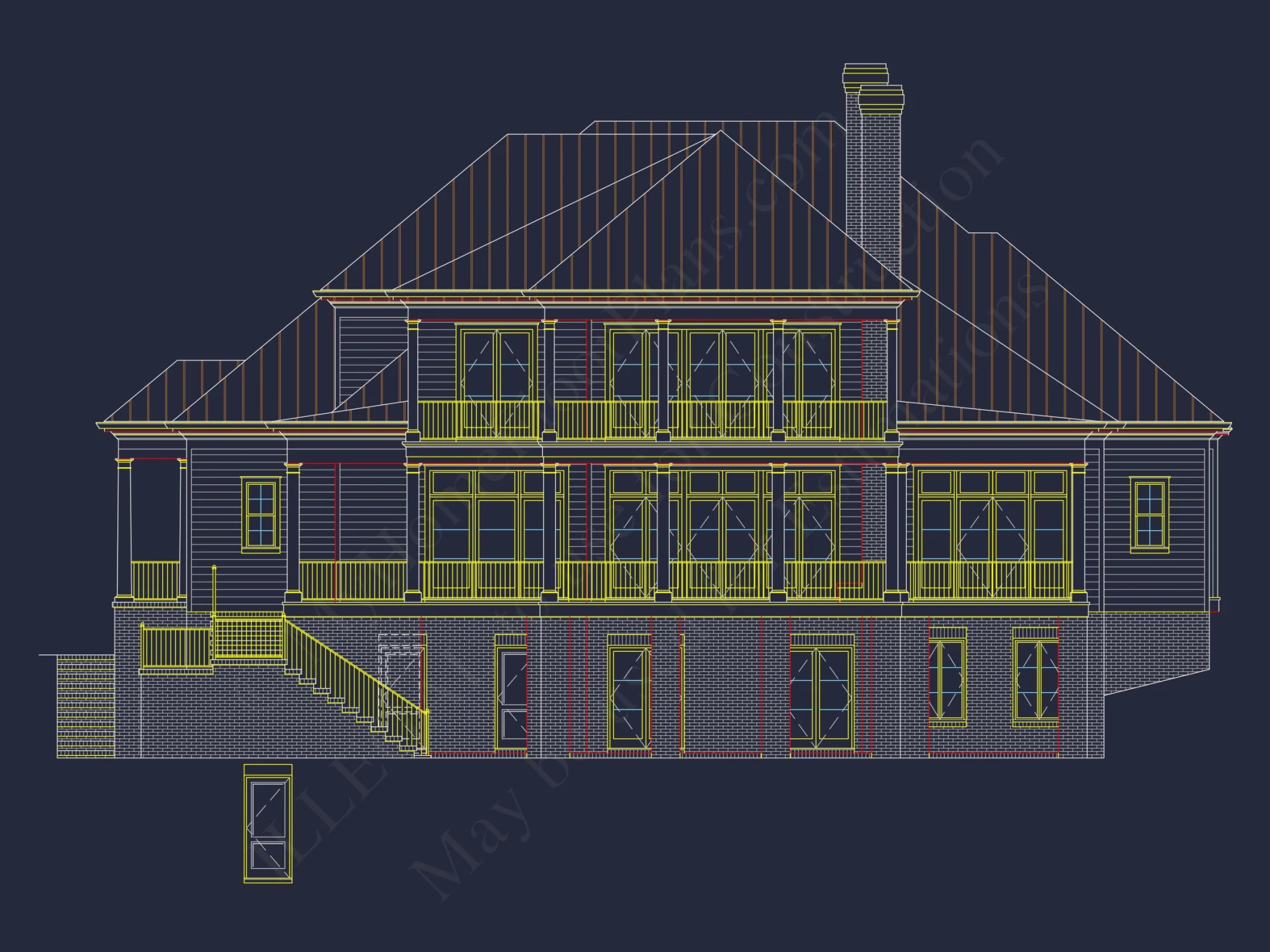 Spacious house Plan with Stunning Floor Plan, CAD Blueprint & Designs