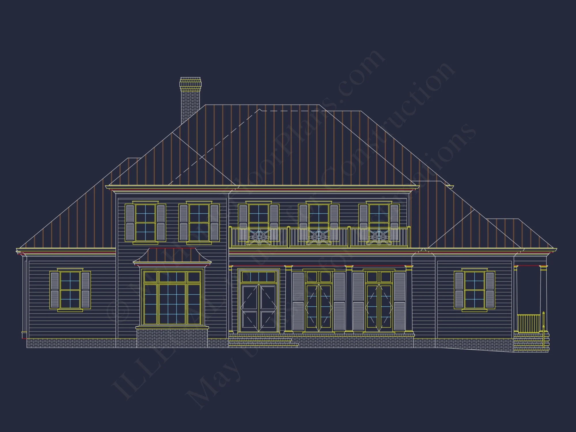 Spacious house Plan with Stunning Floor Plan, CAD Blueprint & Designs