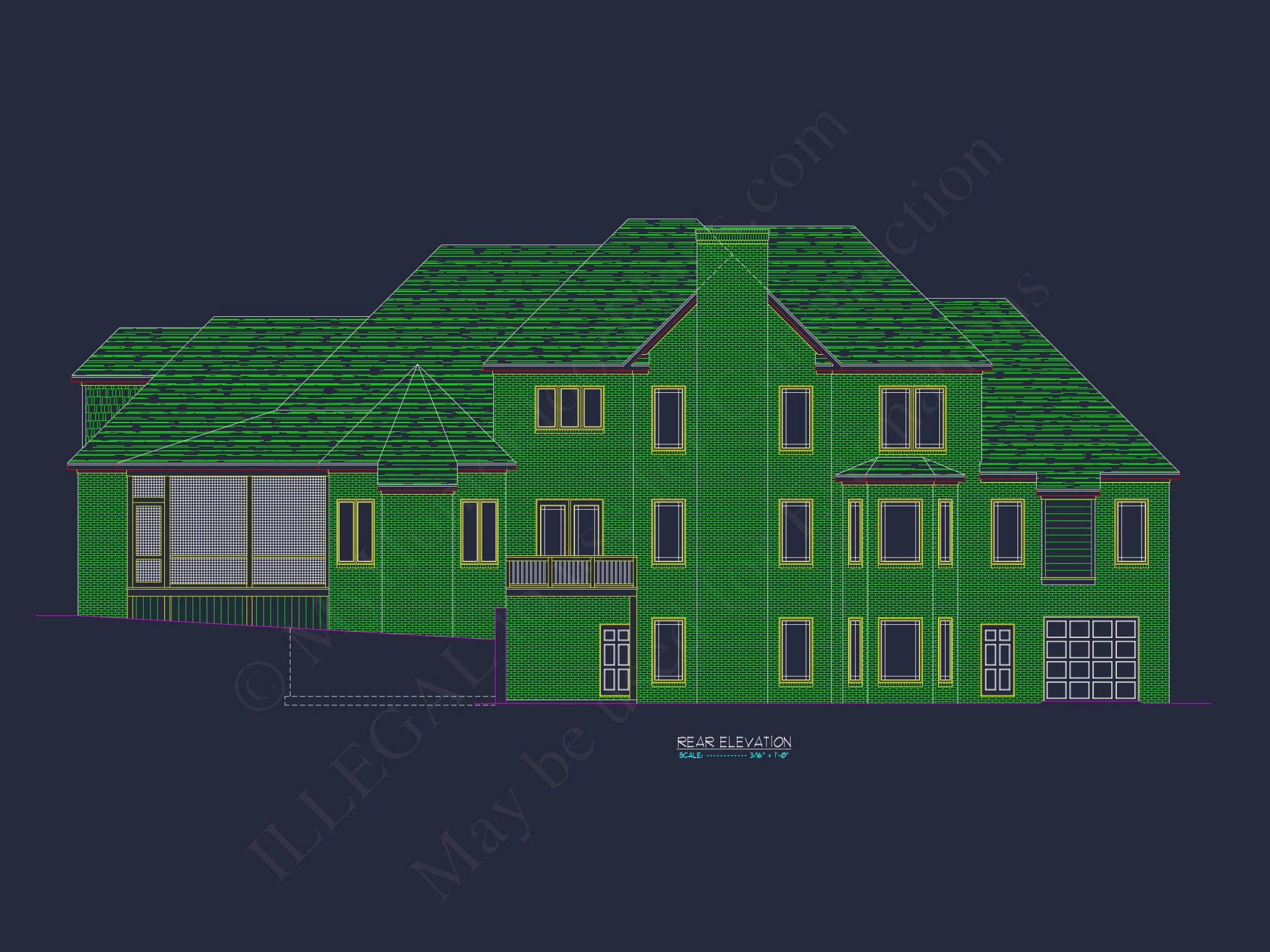 17-1846 HOUSE PLAN - Luxury House Plan with Architect-Approved Blueprint Designs 5 Luxury house Plan with Architect-Approved Blueprint Designs