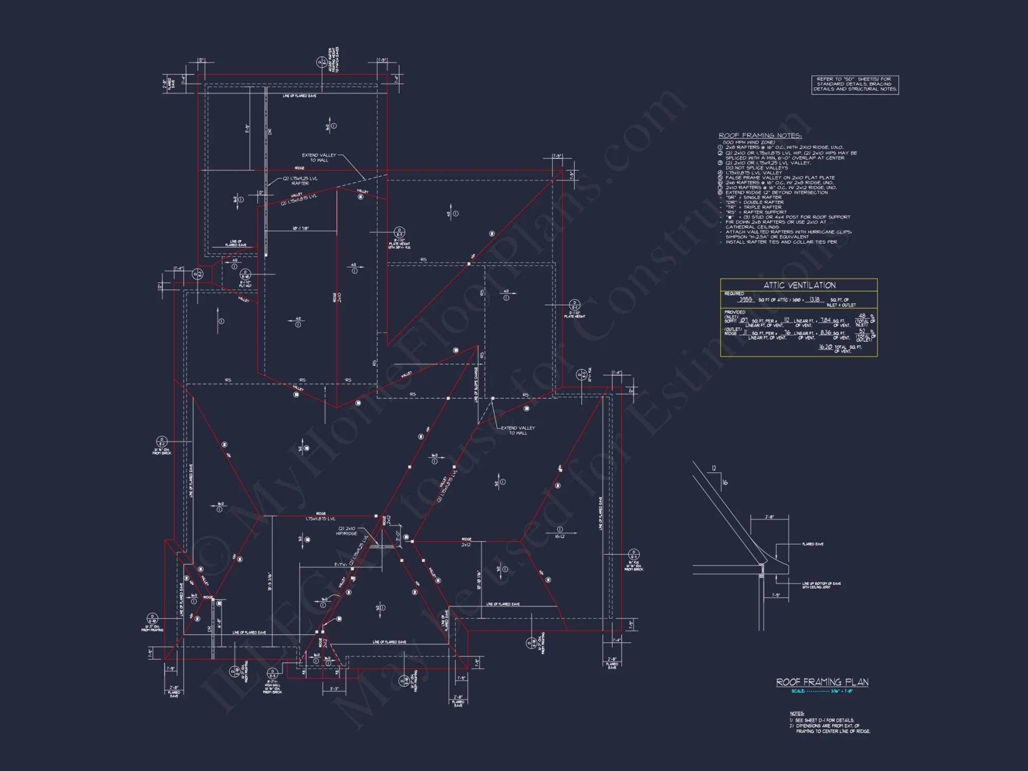 Expansive 5-Bedroom house Plan with Blueprint and CAD Designs