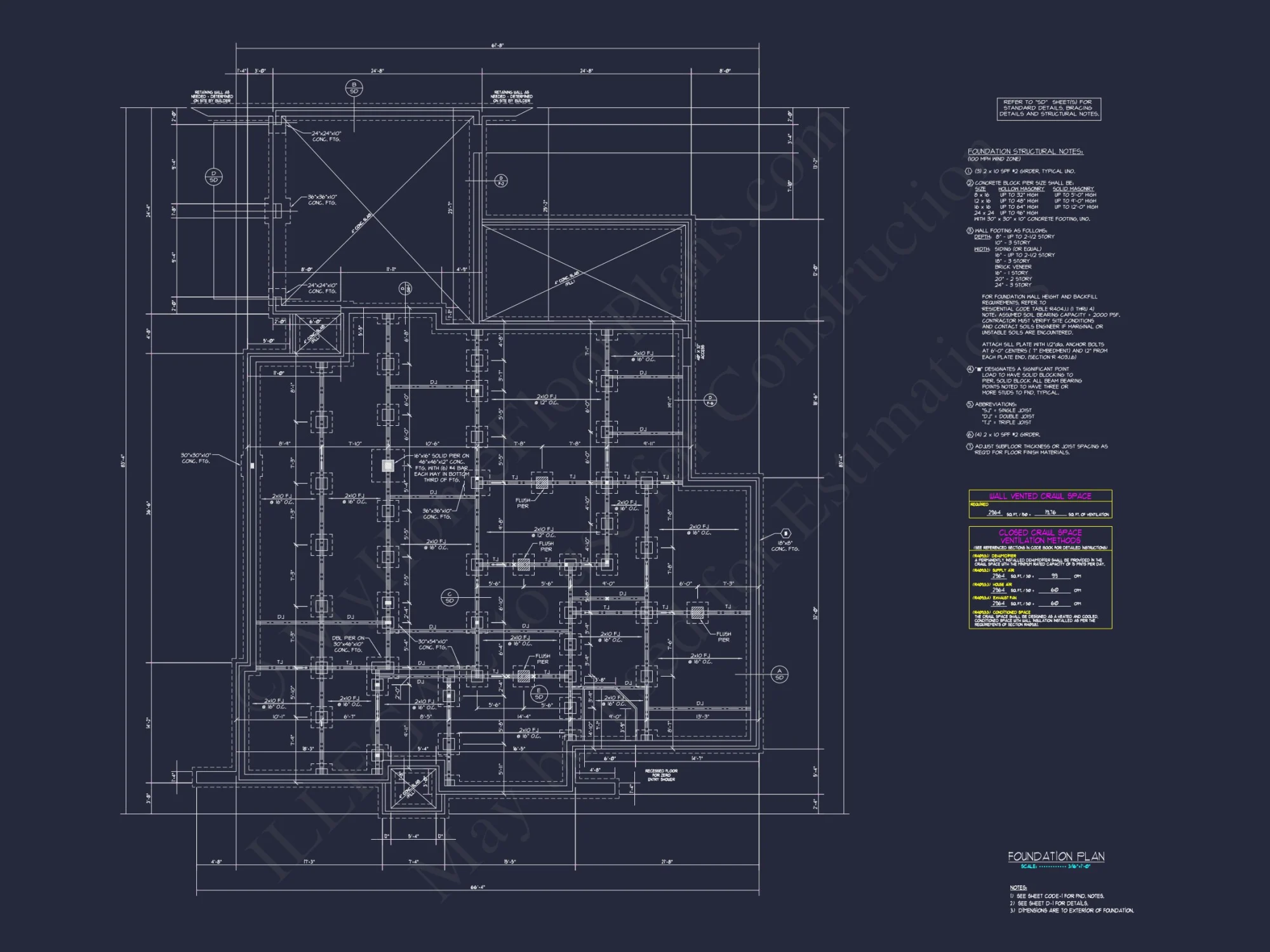 Expansive 5-Bedroom house Plan with Blueprint and CAD Designs
