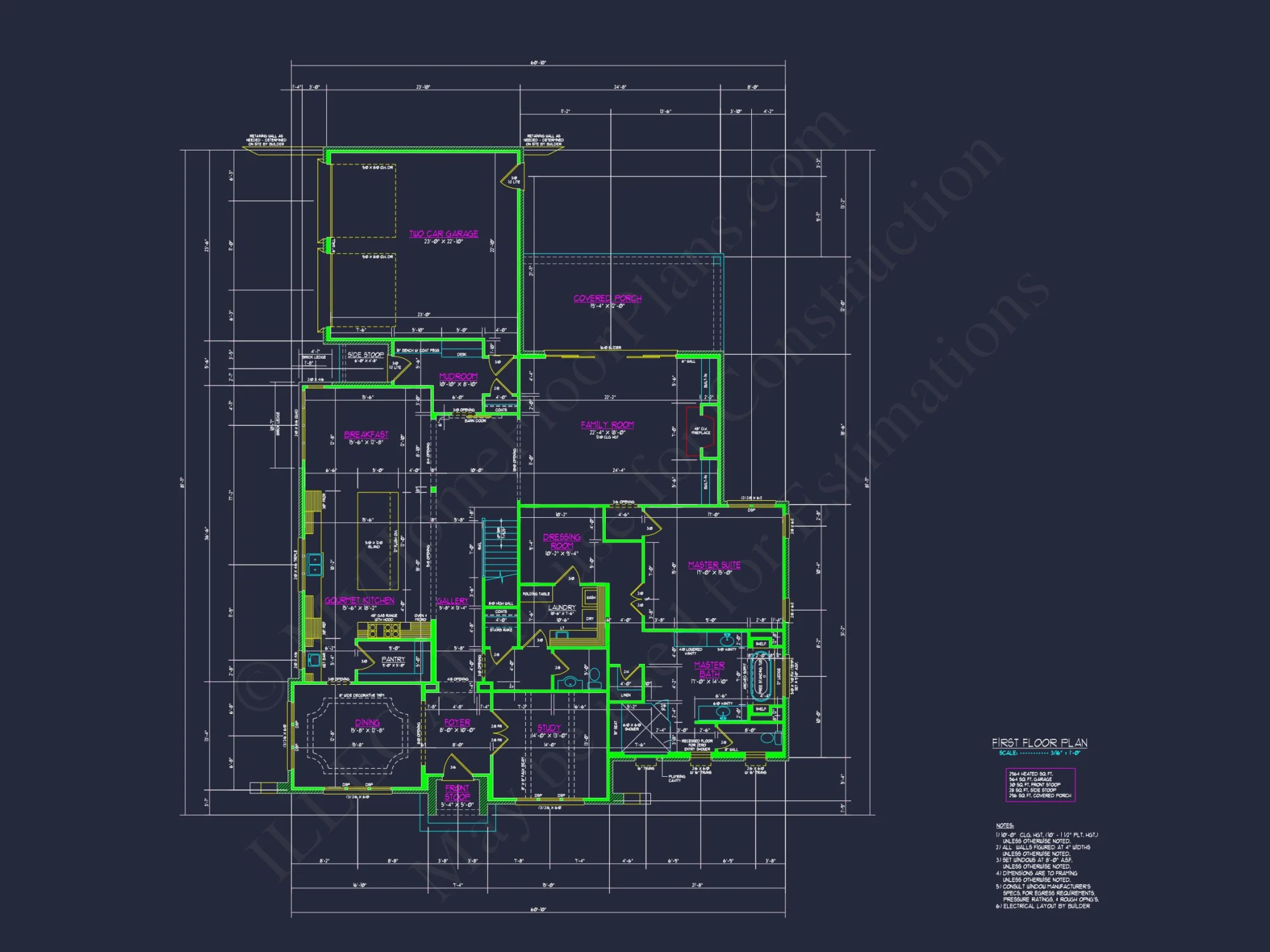 Expansive 5-Bedroom house Plan with Blueprint and CAD Designs