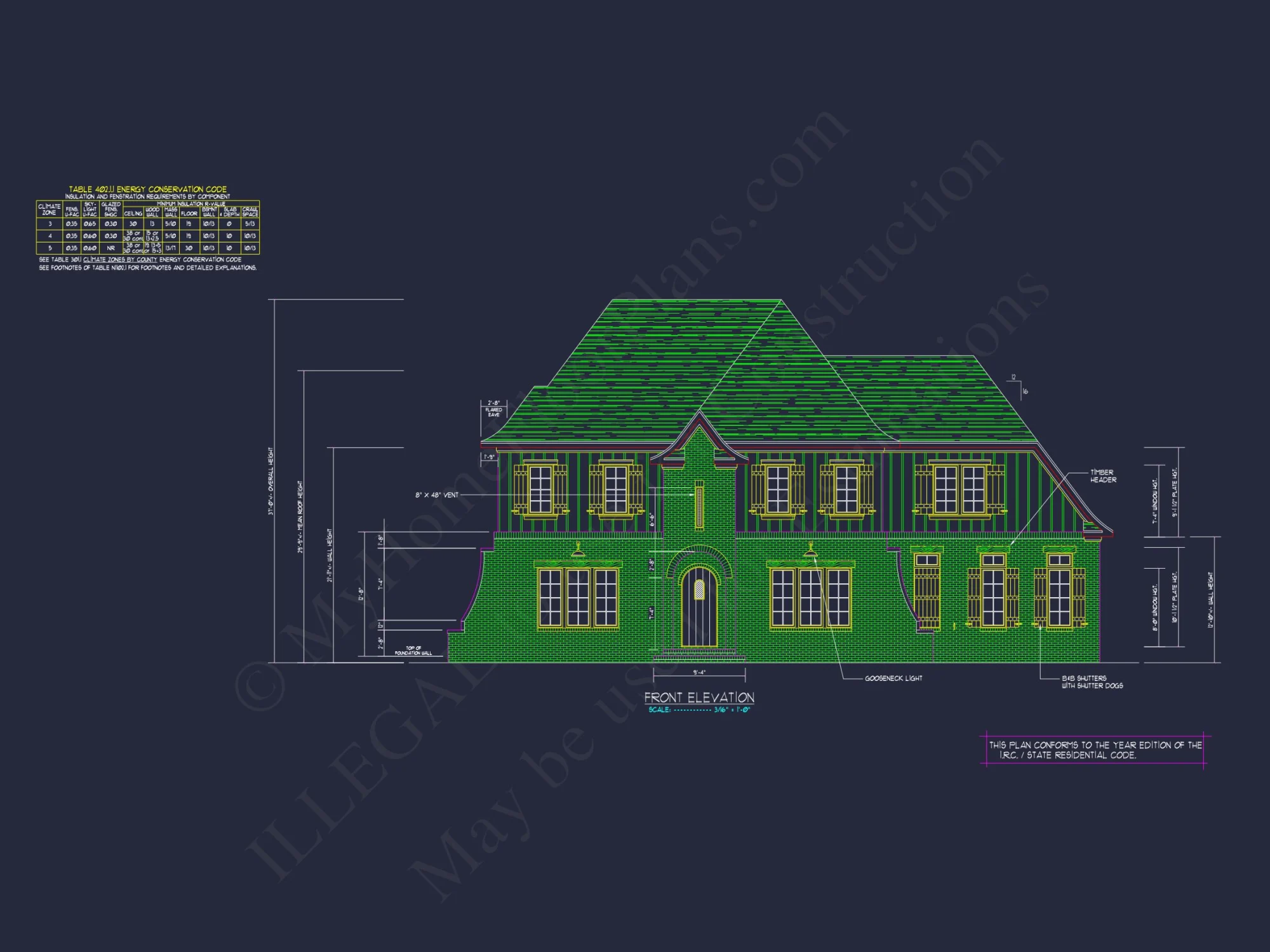 Expansive 5-Bedroom house Plan with Blueprint and CAD Designs