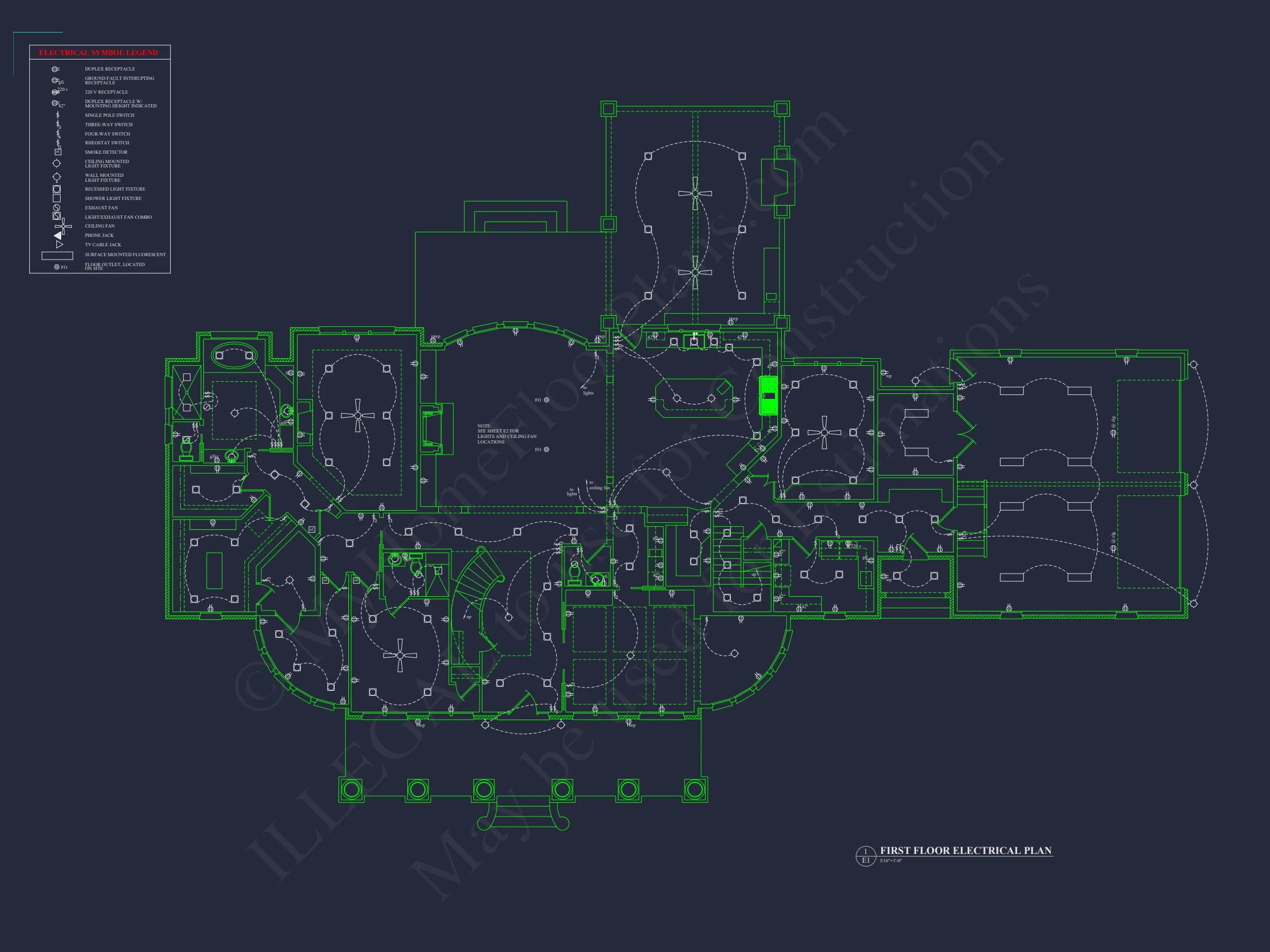 Elegant house Plan with Full Blueprint, CAD, & Designs