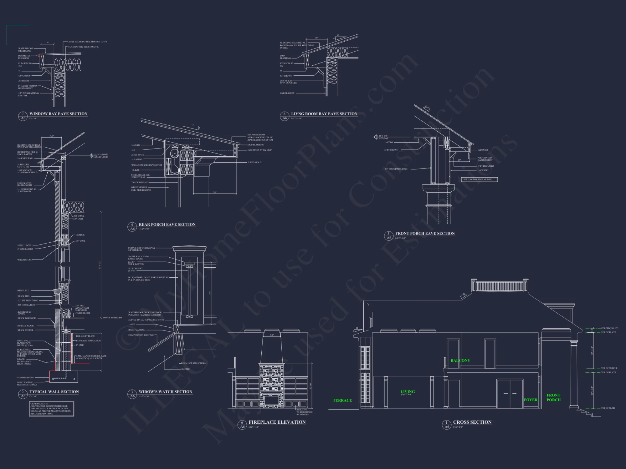 Elegant house Plan with Full Blueprint, CAD, & Designs