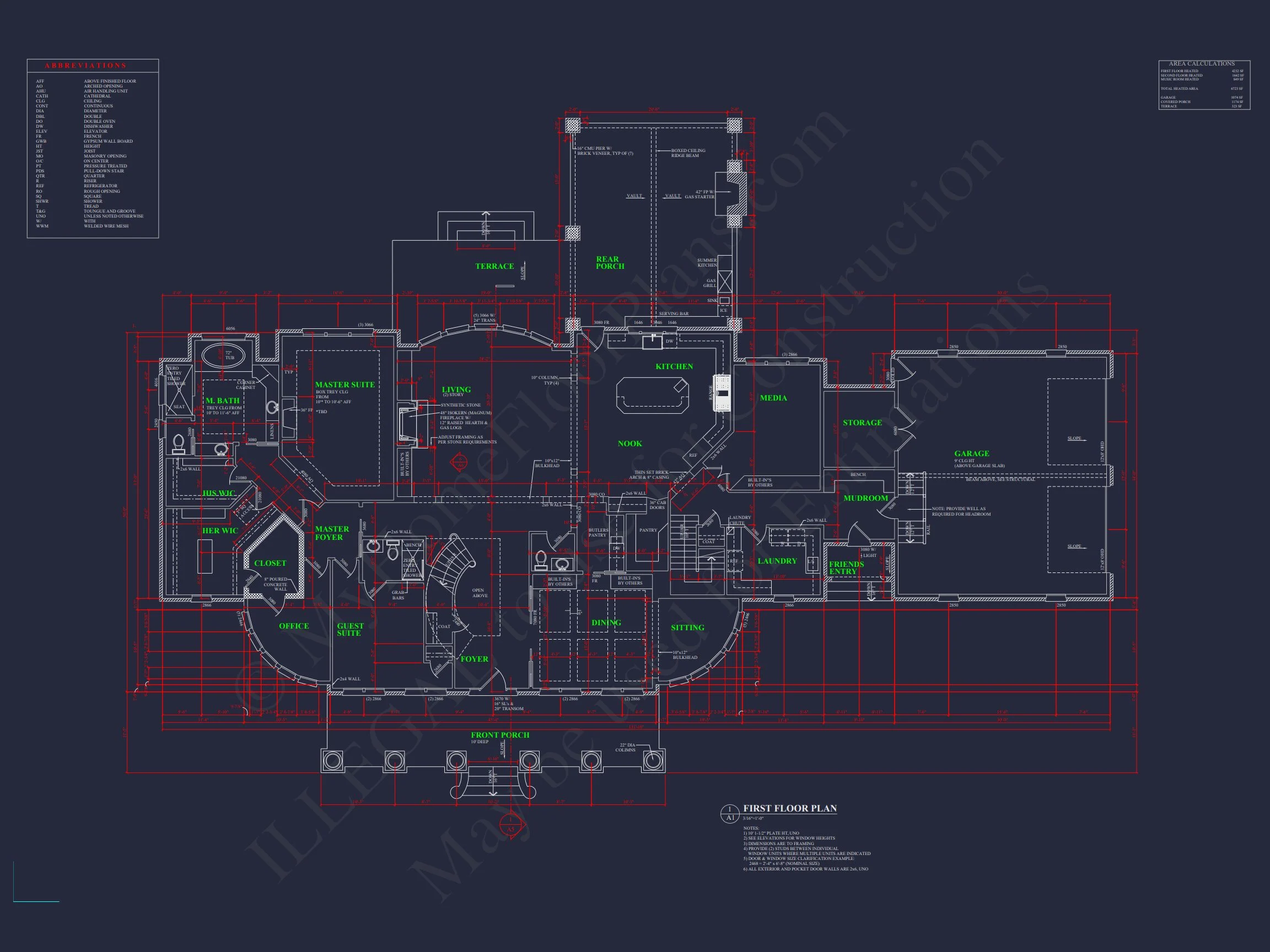 Elegant house Plan with Full Blueprint, CAD, & Designs