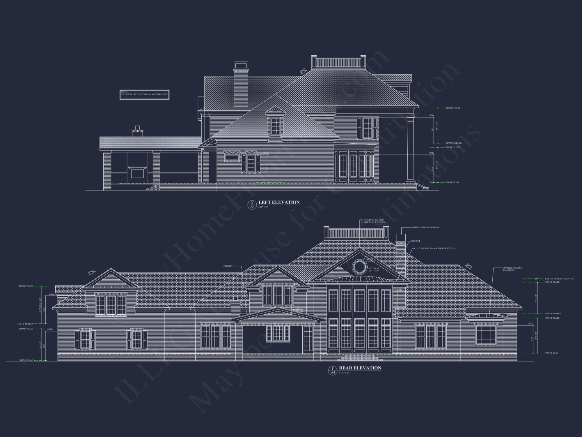 Elegant house Plan with Full Blueprint, CAD, & Designs