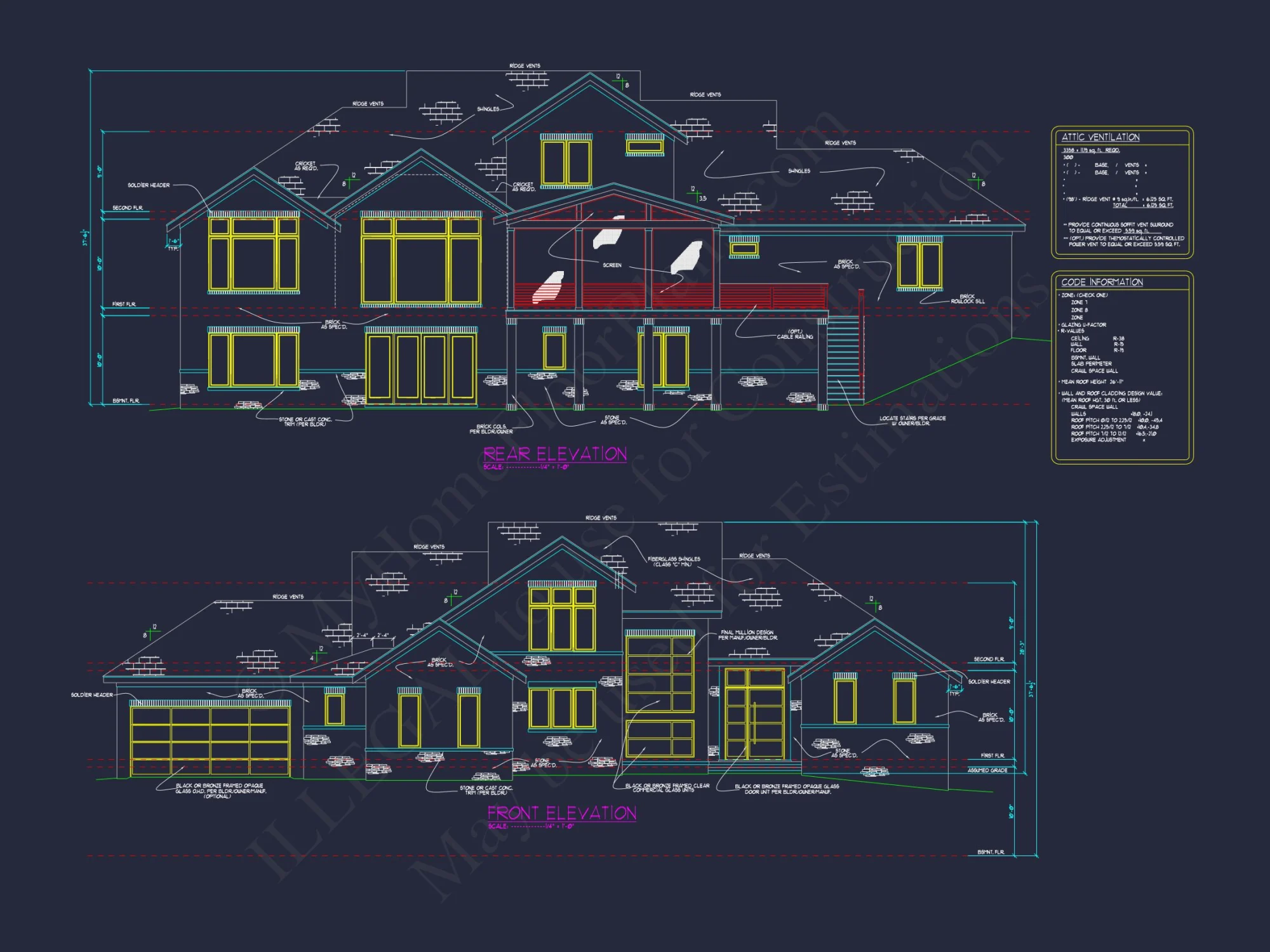 Luxury house Plan with Spacious Blueprint and Architectural Designs