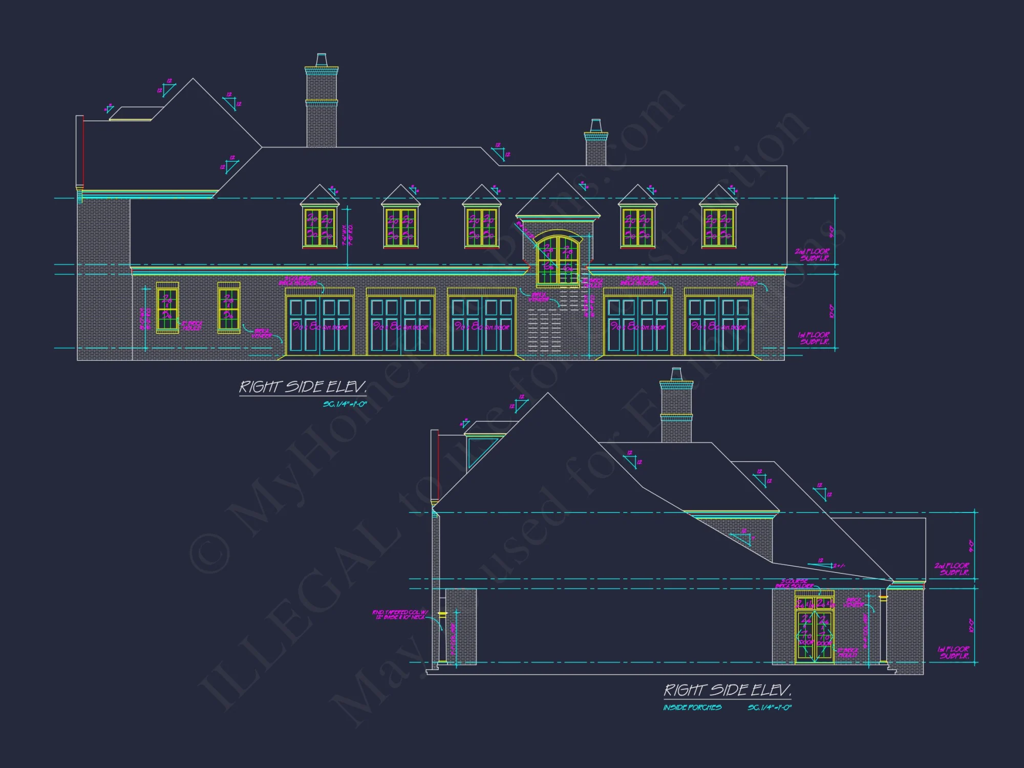Elegant house Plan with Spacious Floor Plan, CAD Blueprints & Designs