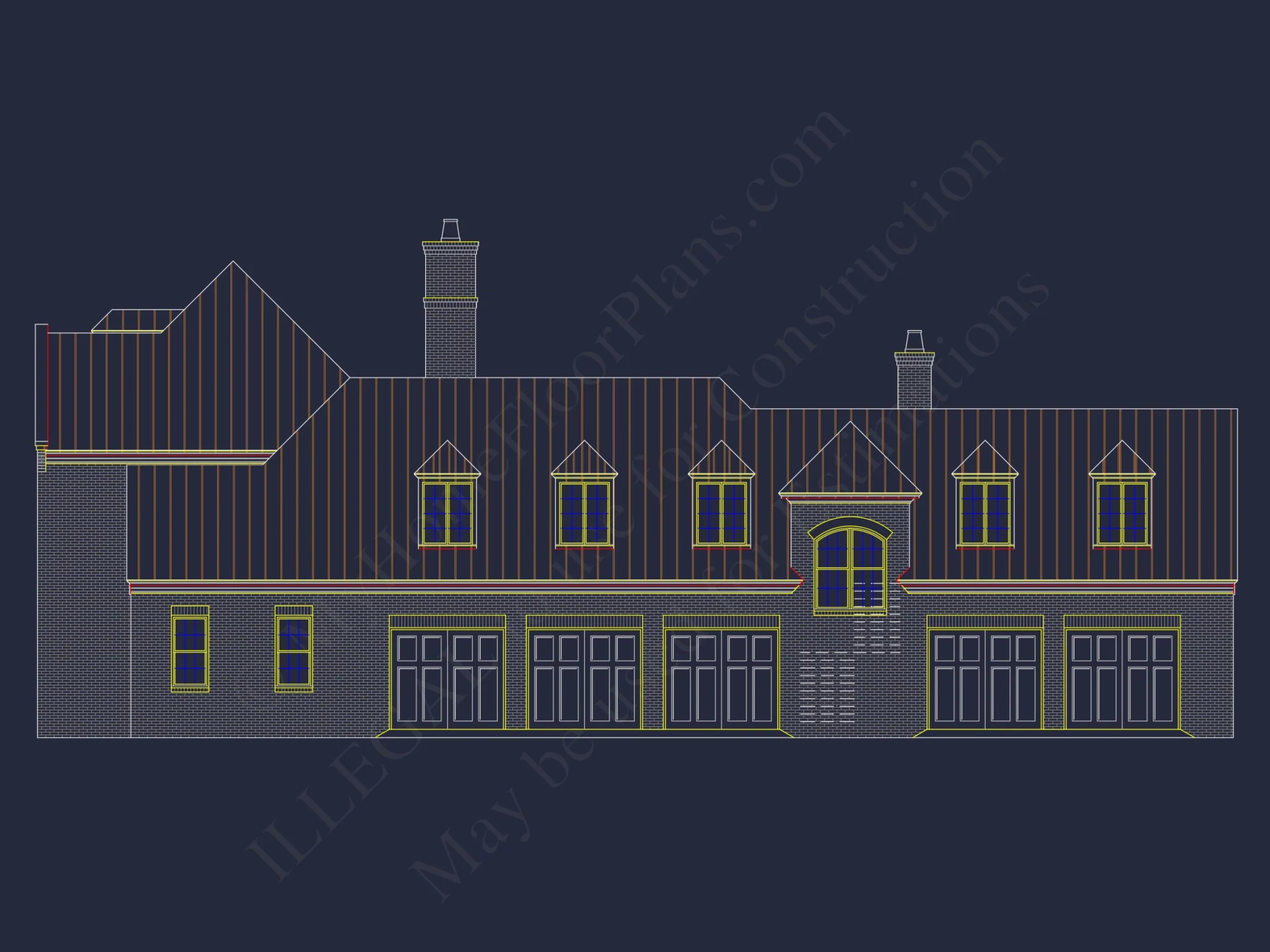 Elegant house Plan with Spacious Floor Plan, CAD Blueprints & Designs