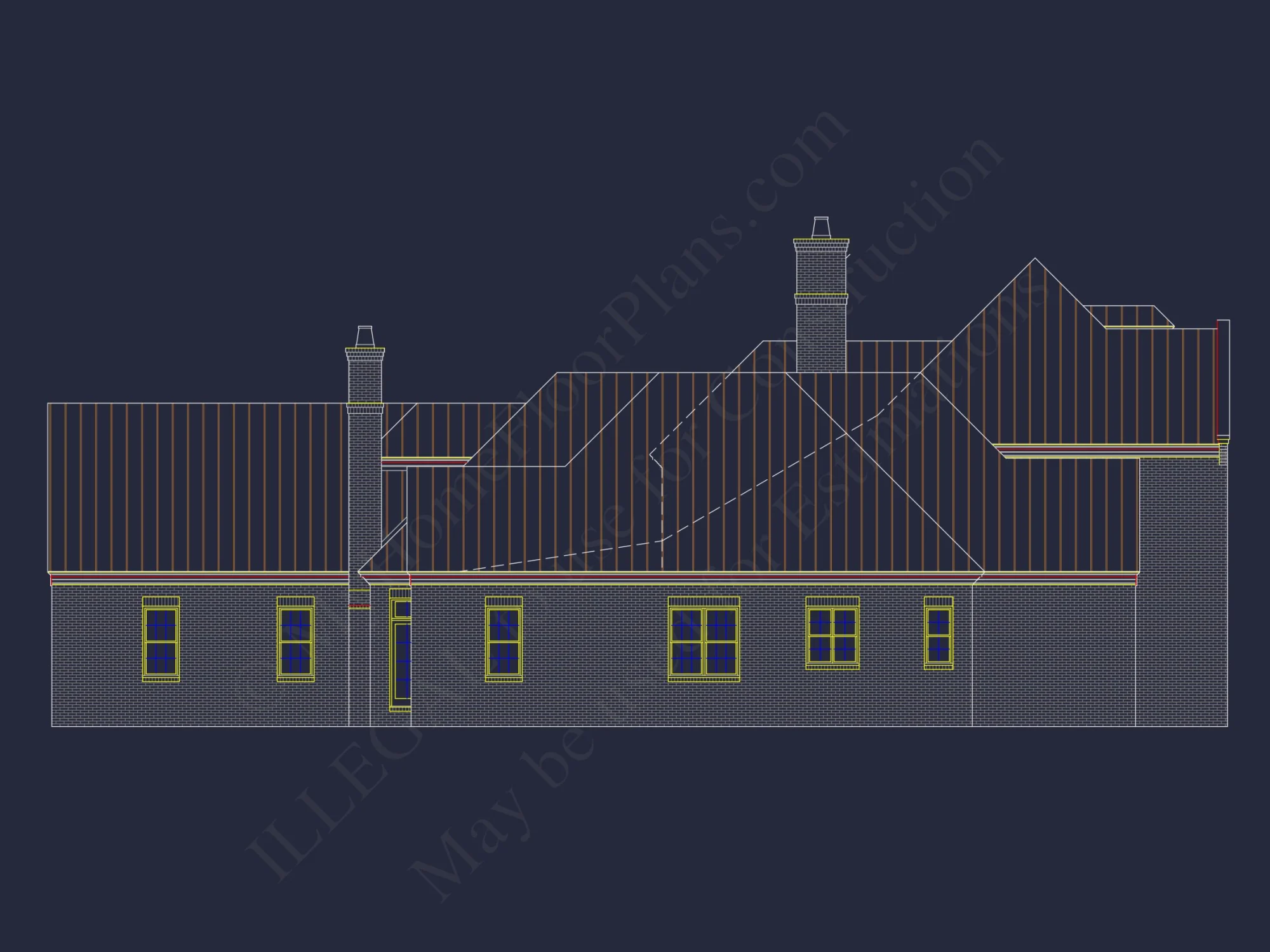 Elegant house Plan with Spacious Floor Plan, CAD Blueprints & Designs