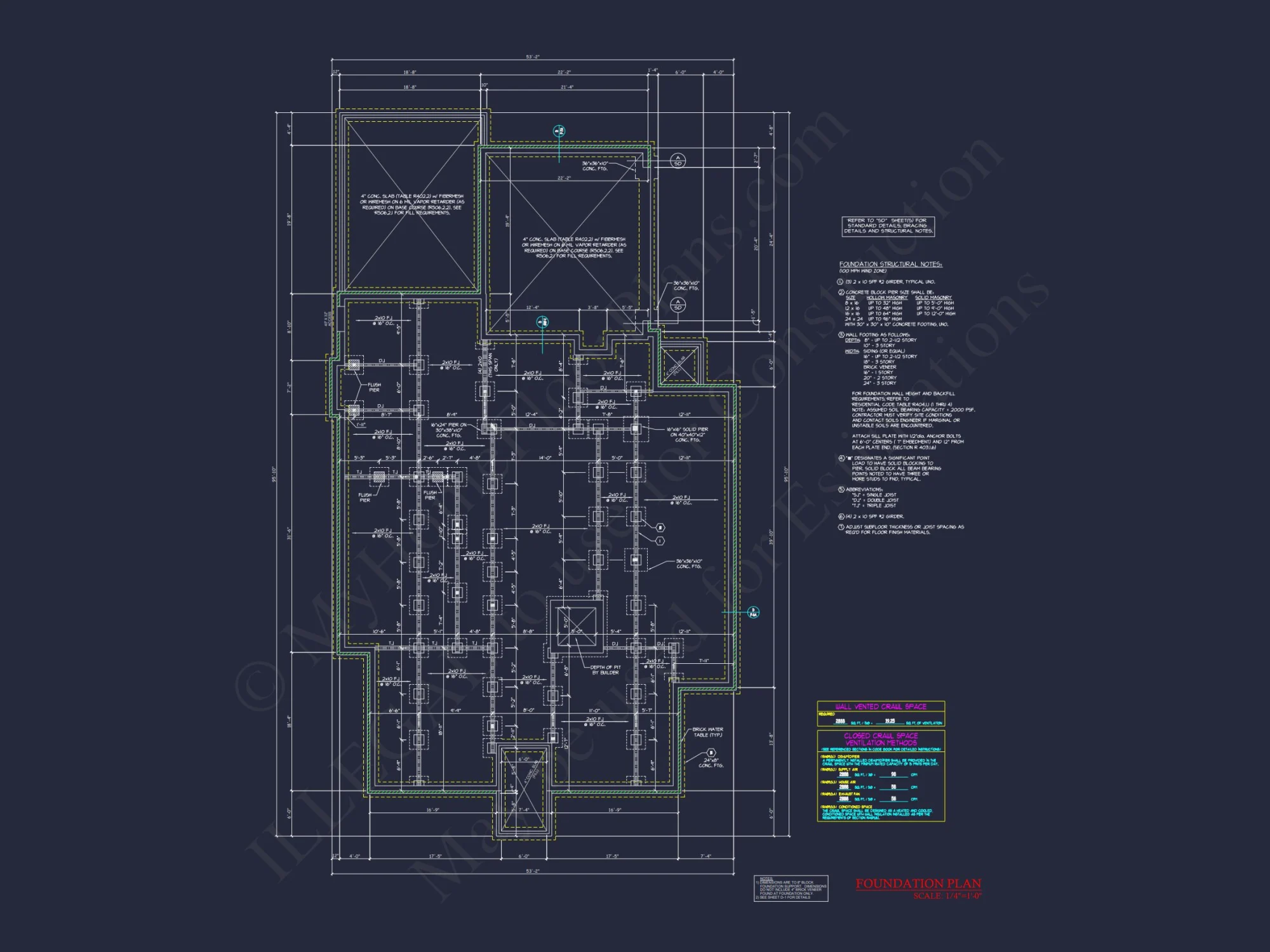 Spacious 2-Story house Plan with Detailed CAD Floor Designs