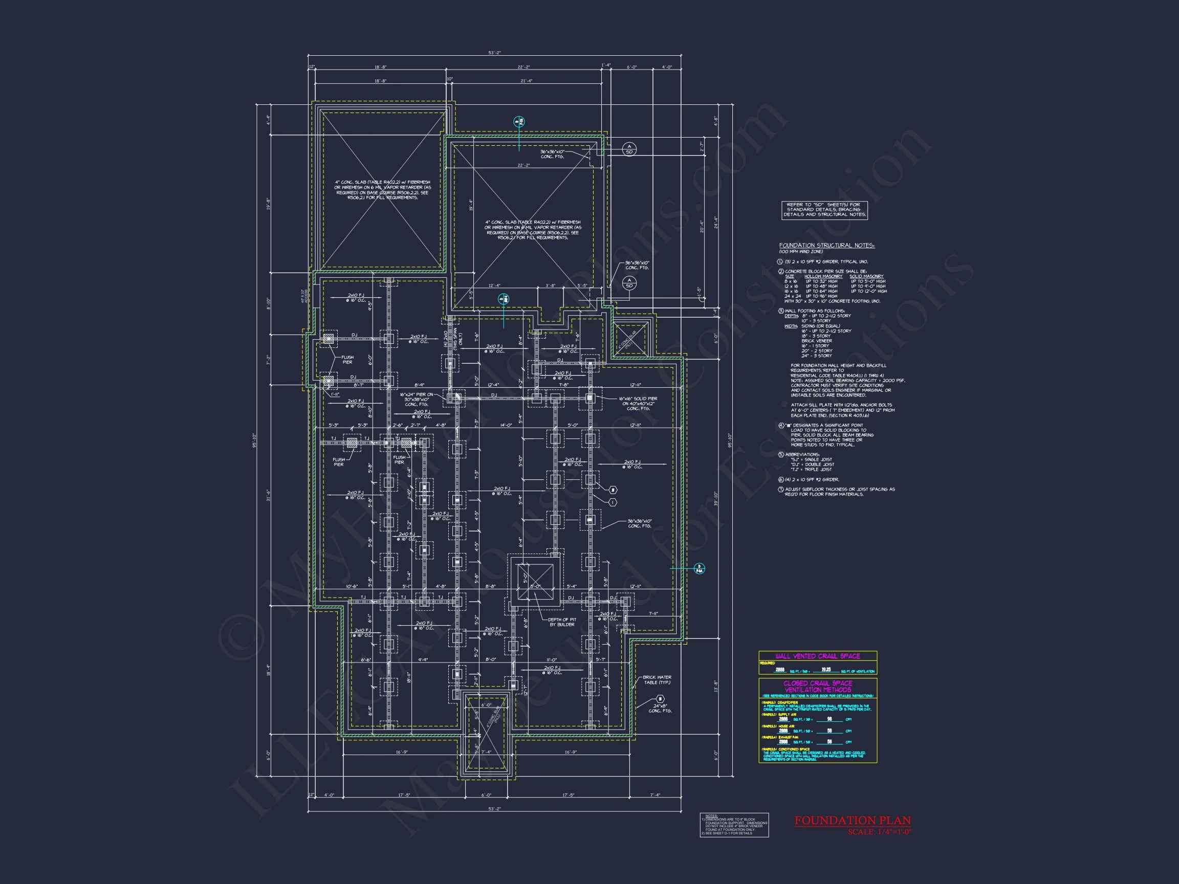 Spacious 2-Story house Plan with Detailed CAD Floor Designs