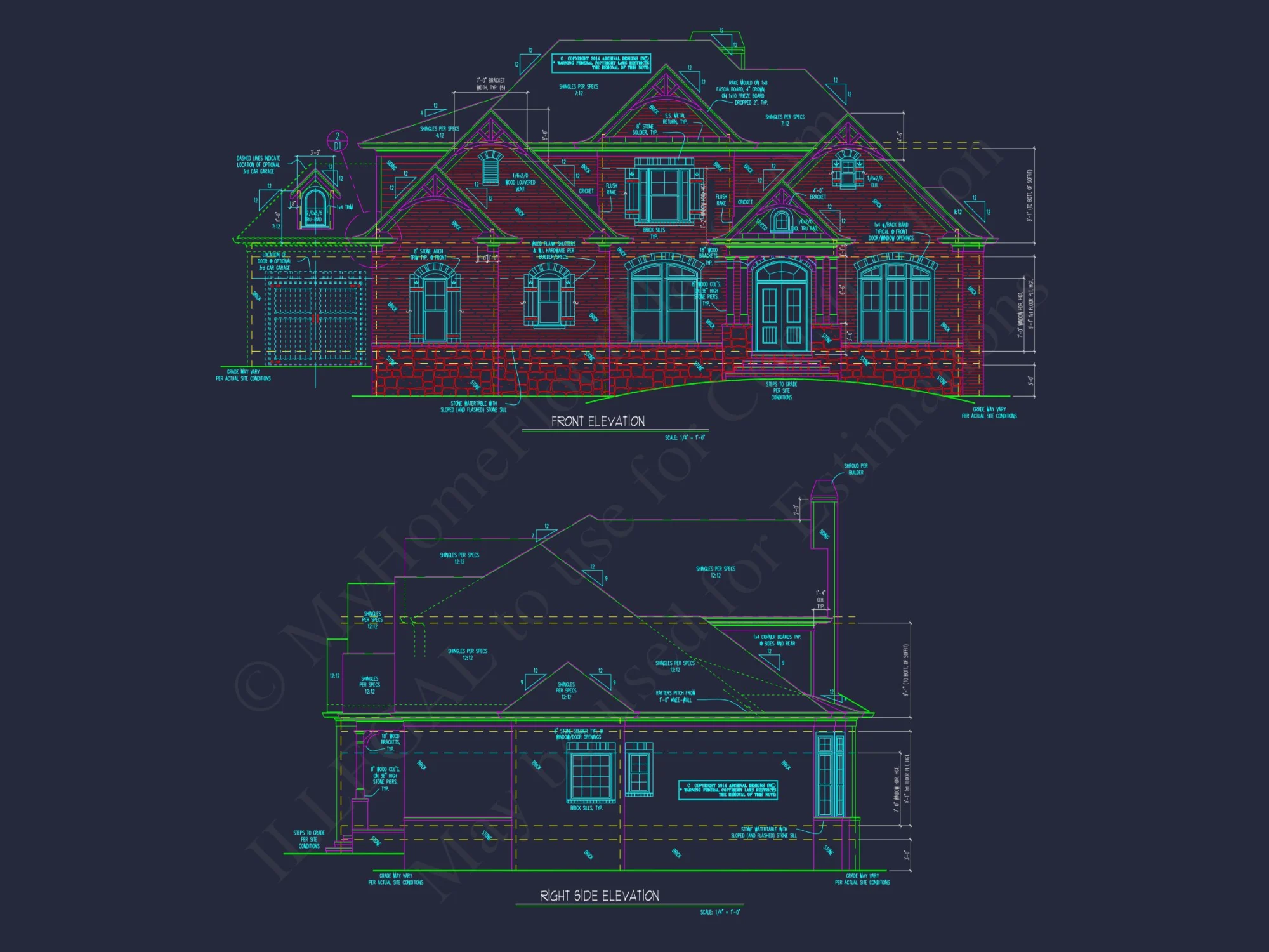 Luxury house Plan with Spacious Floor Plans and CAD Designs