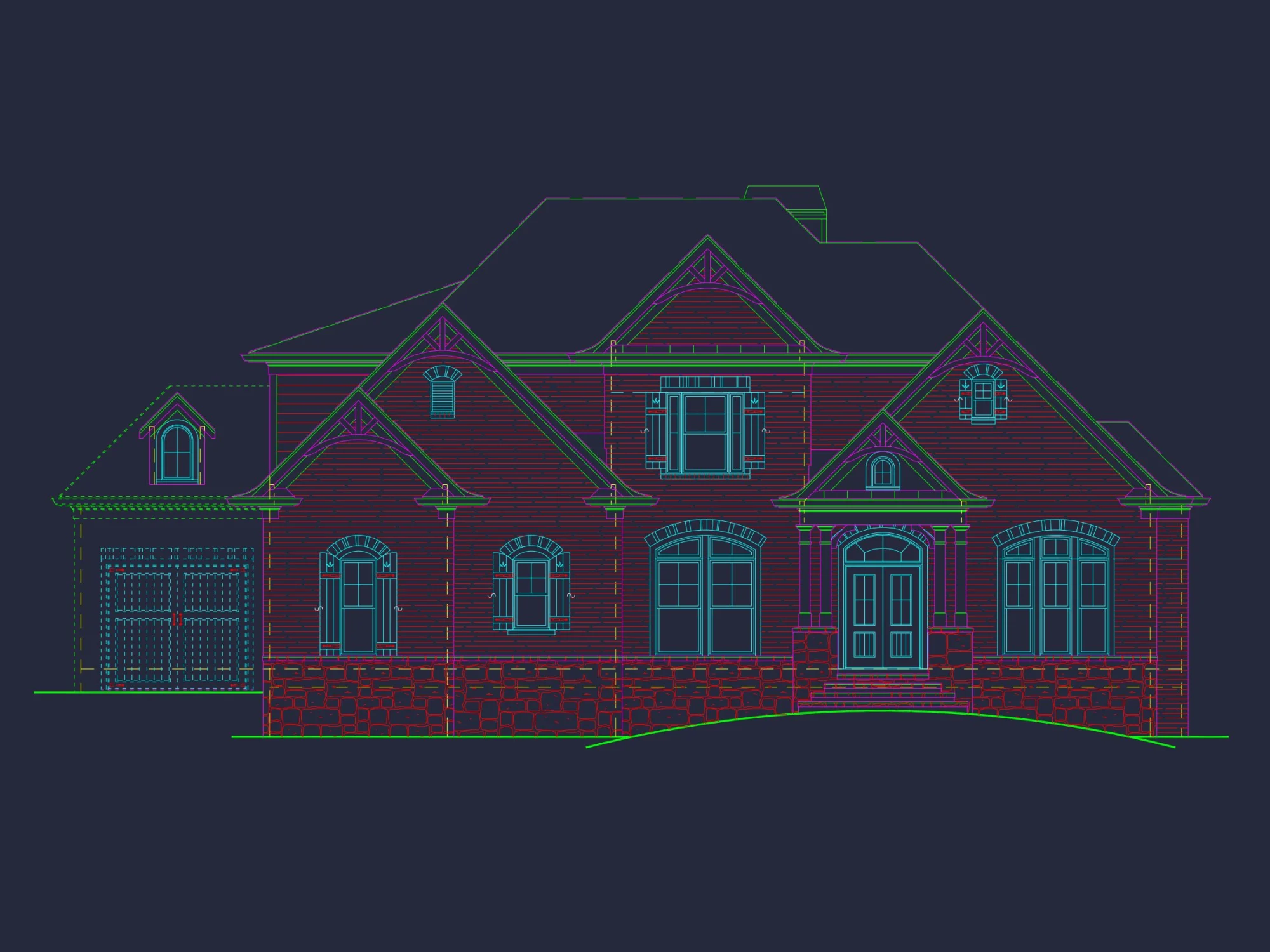 Luxury house Plan with Spacious Floor Plans and CAD Designs